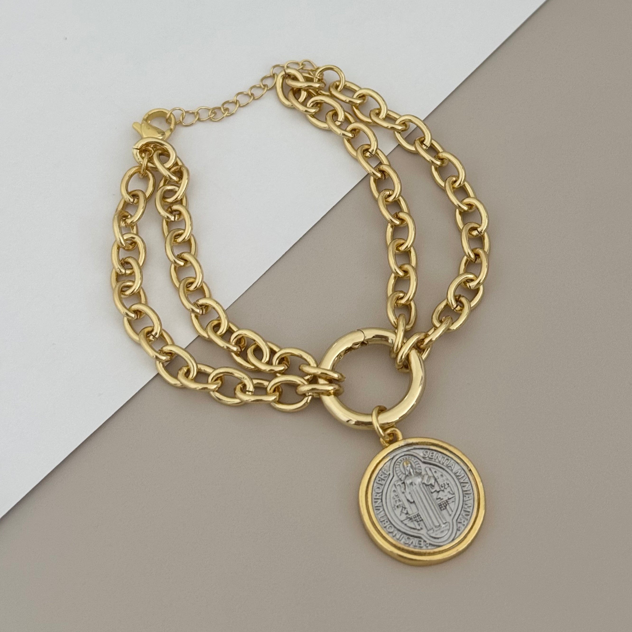 San Benito Double Chain Bracelet
