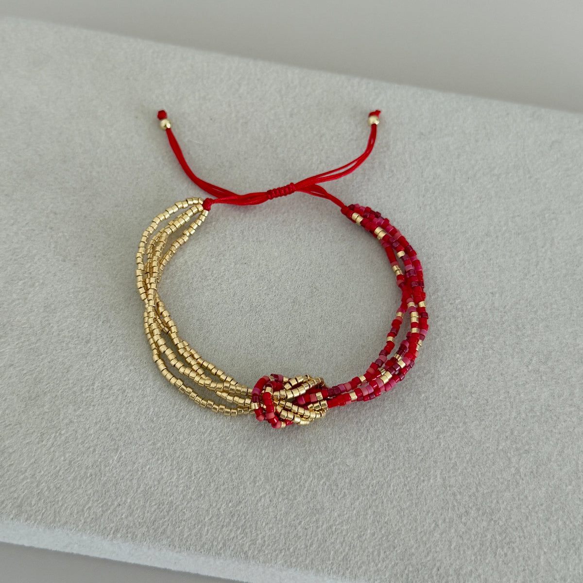 Love Knot Beaded Bracelet