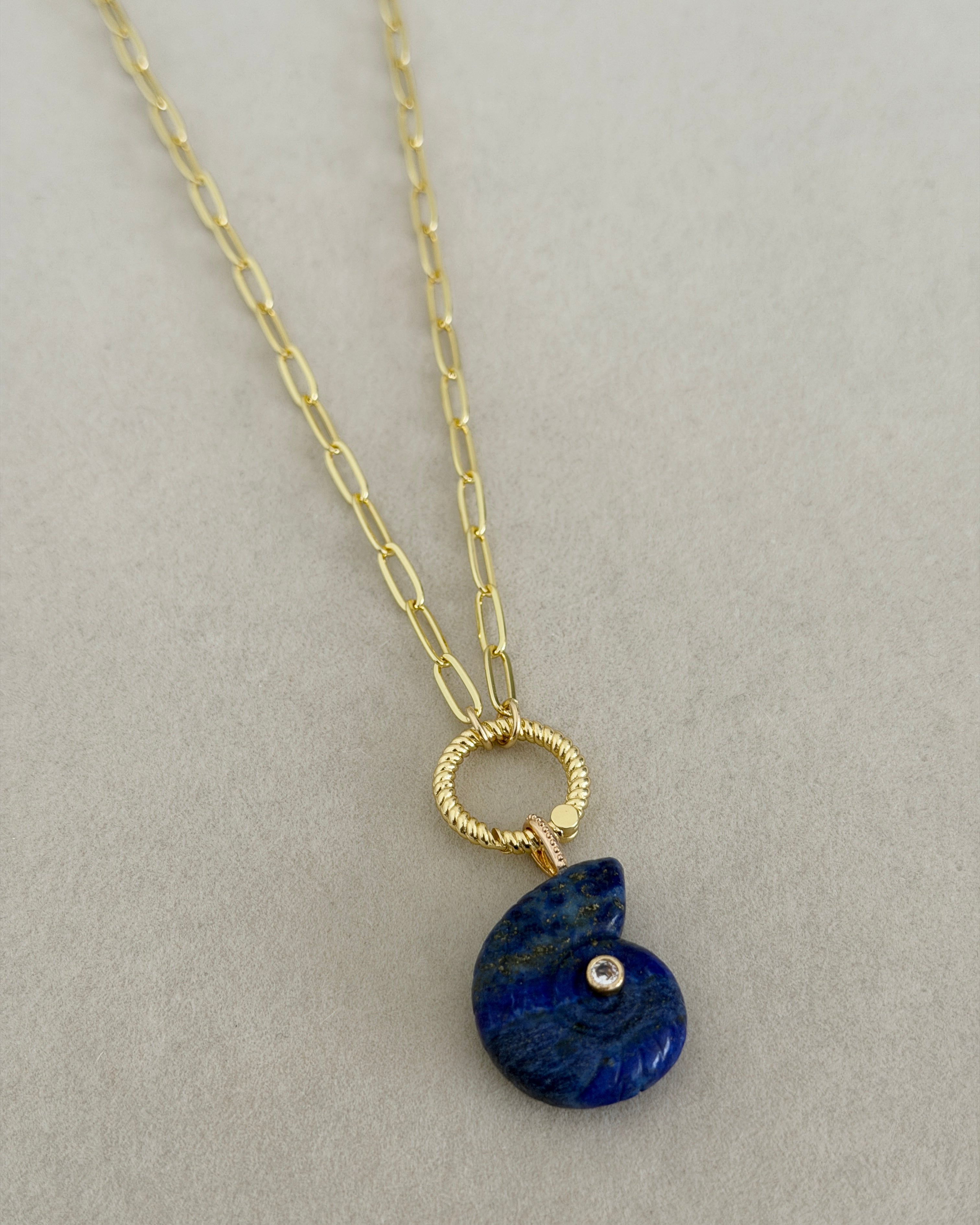 Ocean Ammonite Necklace