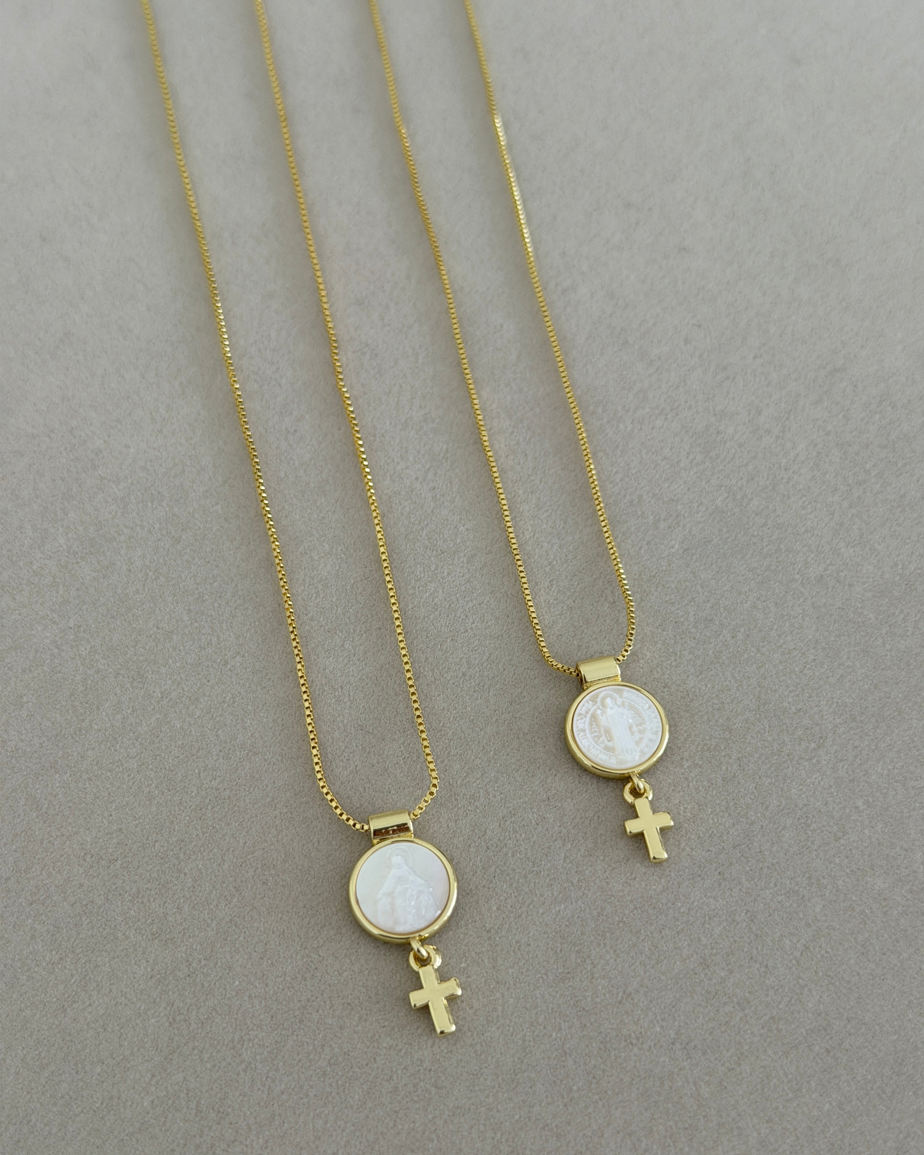 Cross Medallion Necklace