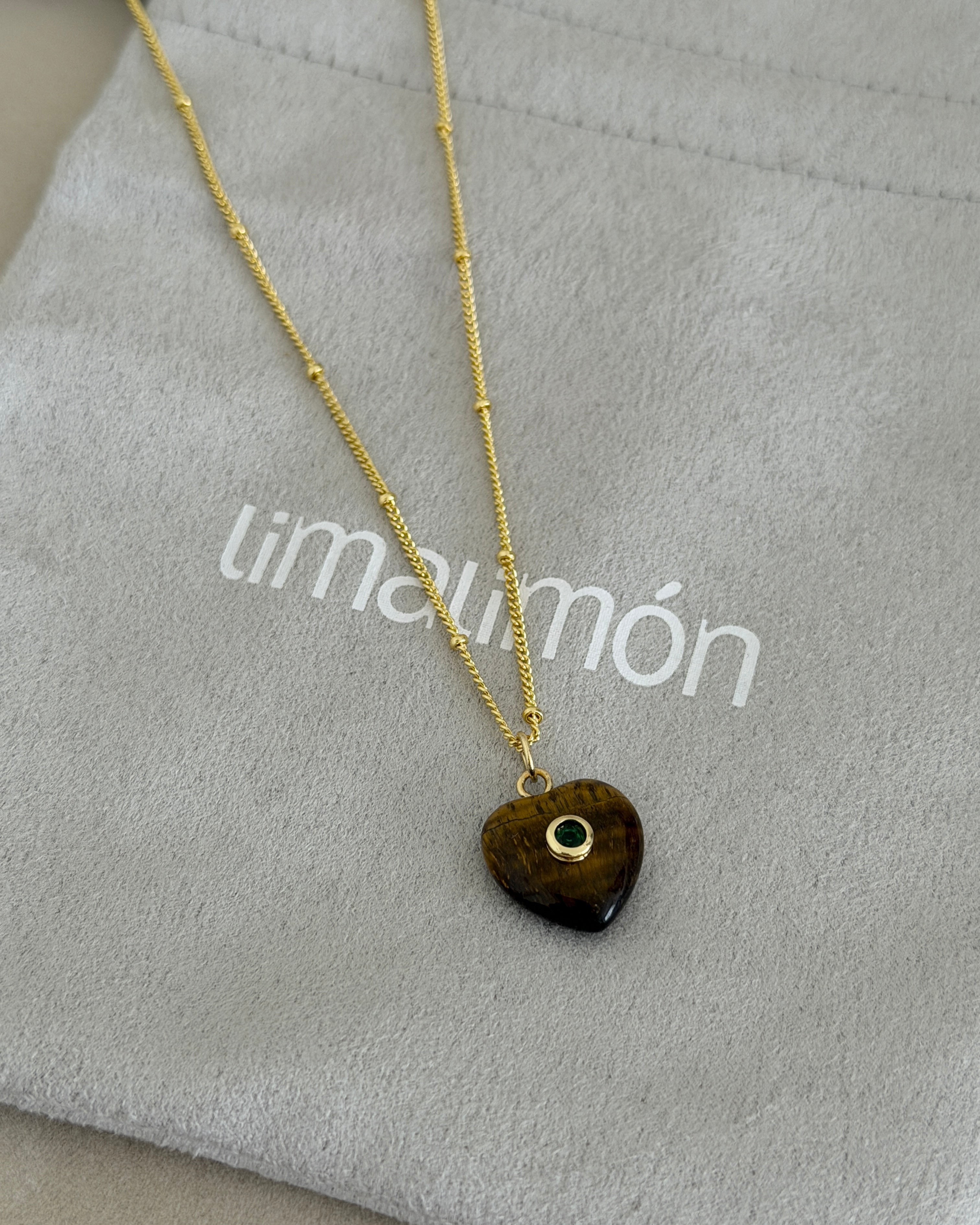 Evil Eye Heart Necklace