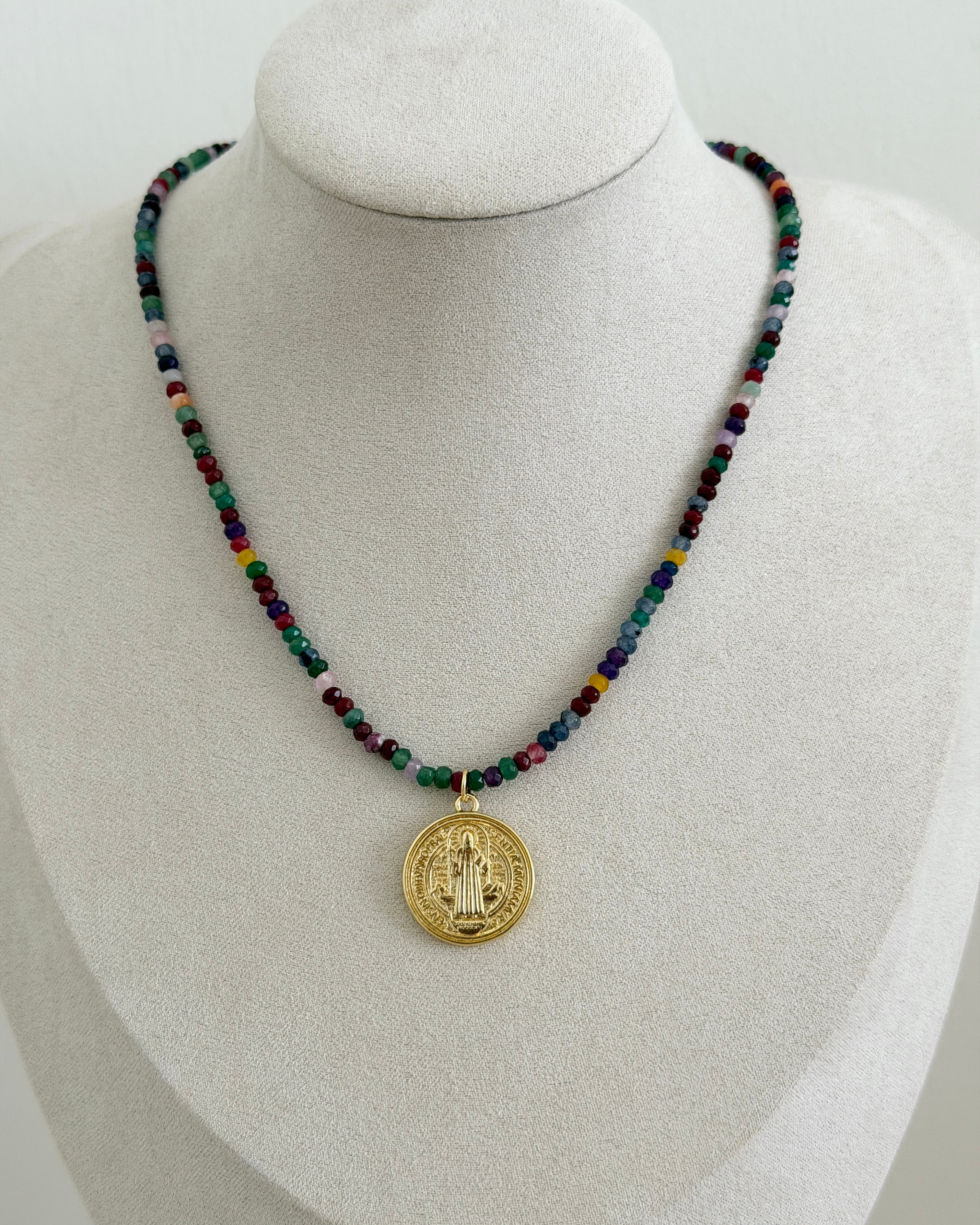 Saint Benedict Beaded Necklace