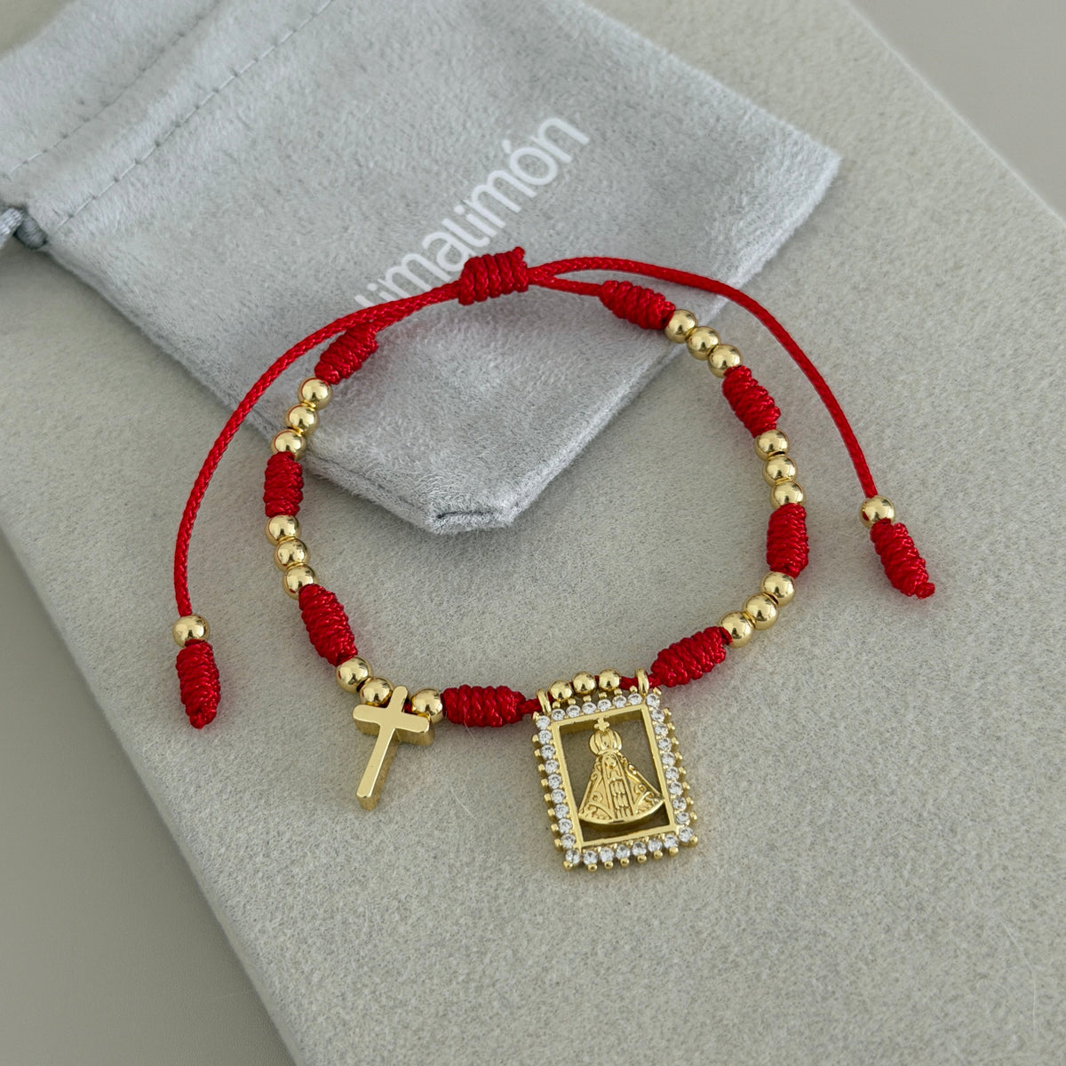 Red Faith Virgen Bracelet