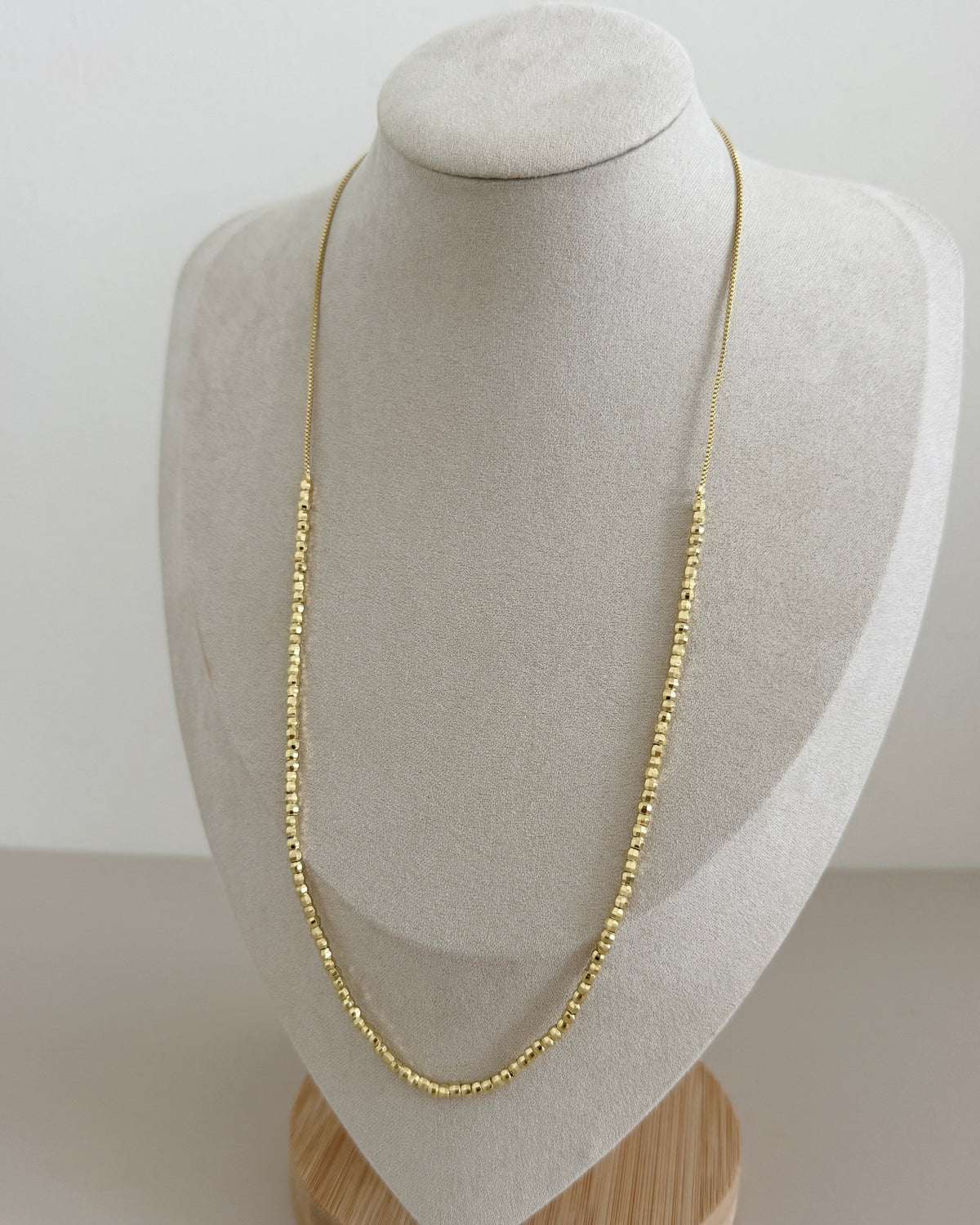 Gold Beaded Necklace