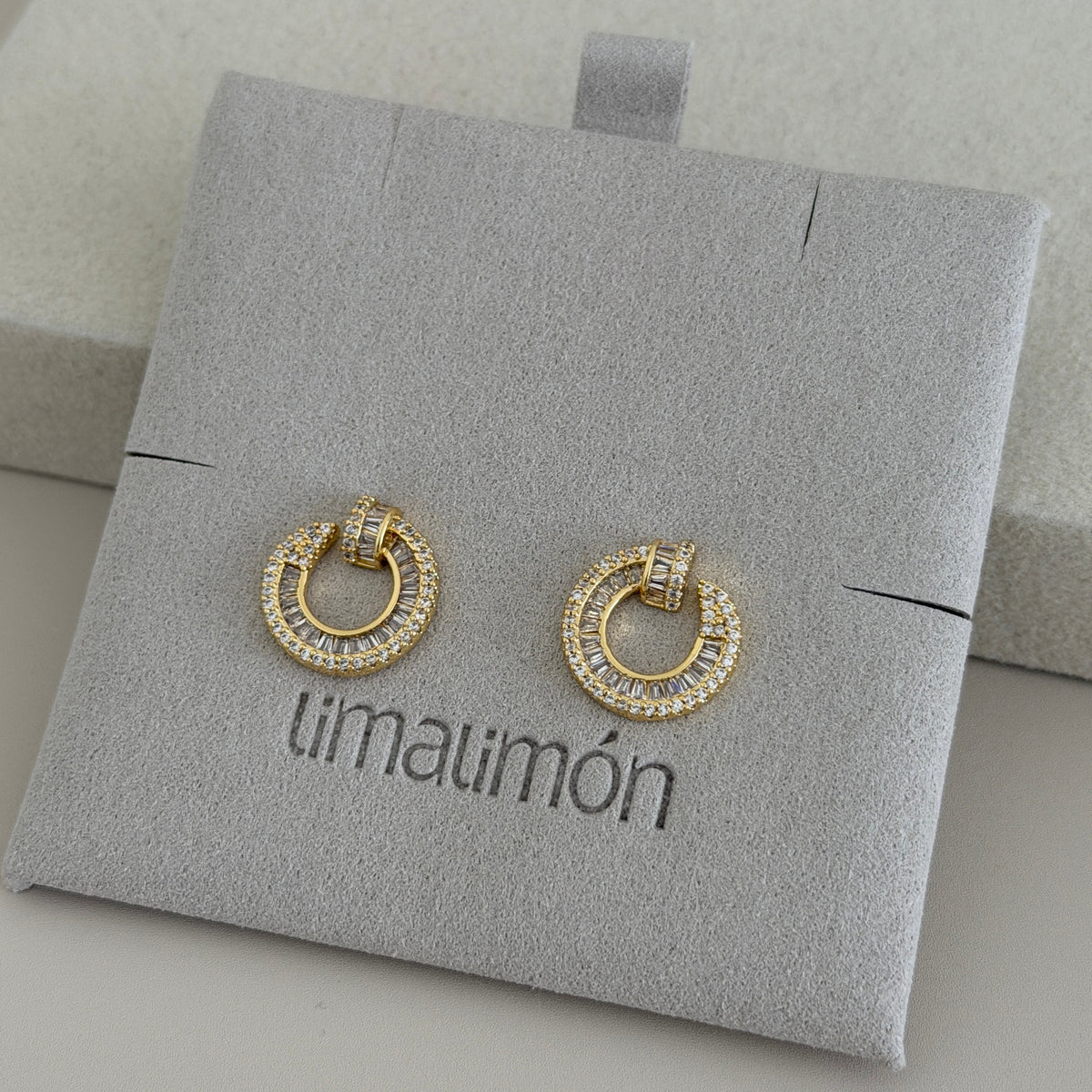 Crystal Knot Earrings