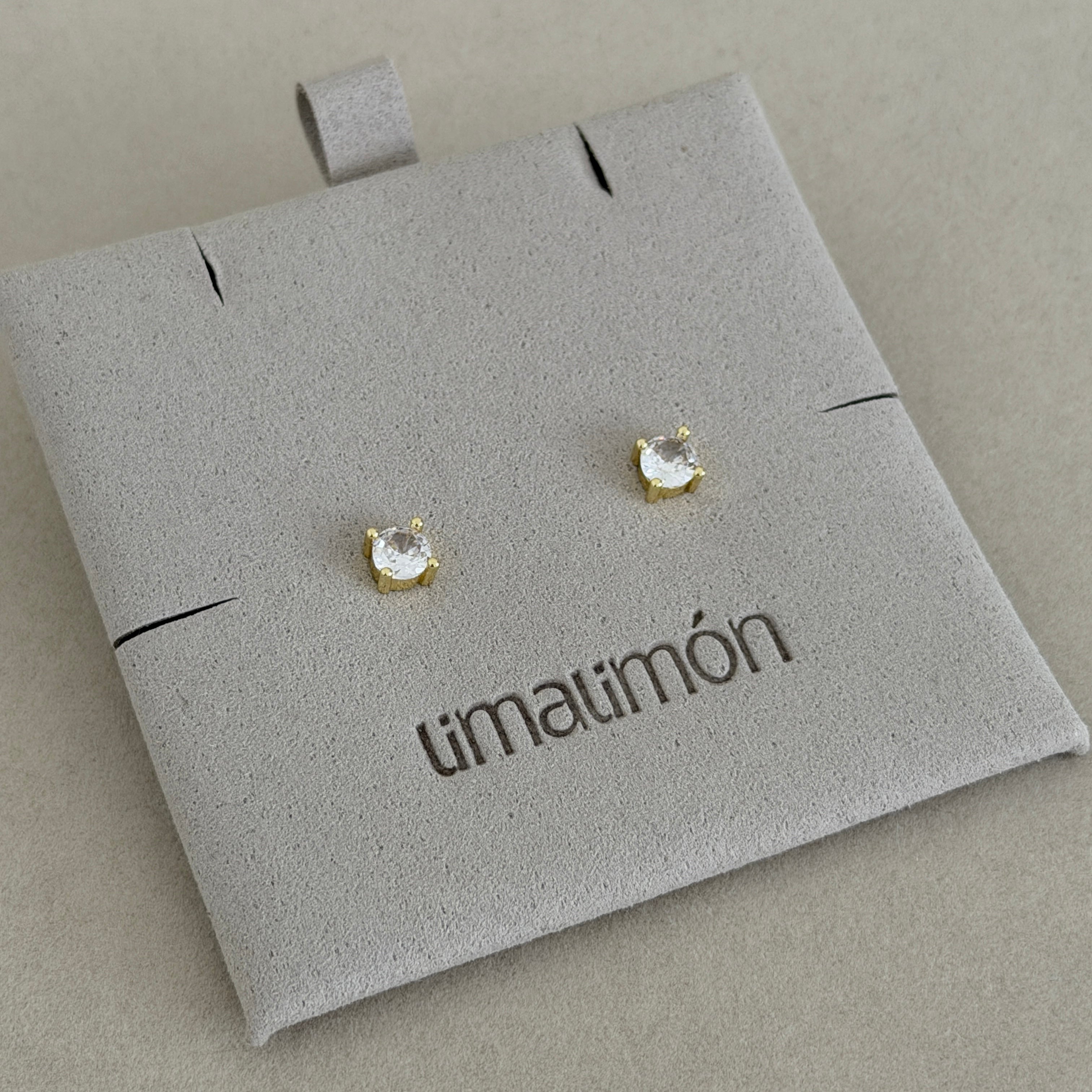 Classic Crystal Stud Earrings