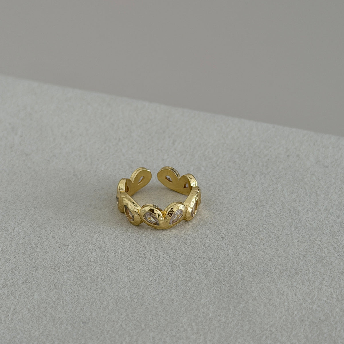 Crystal Duo Ring