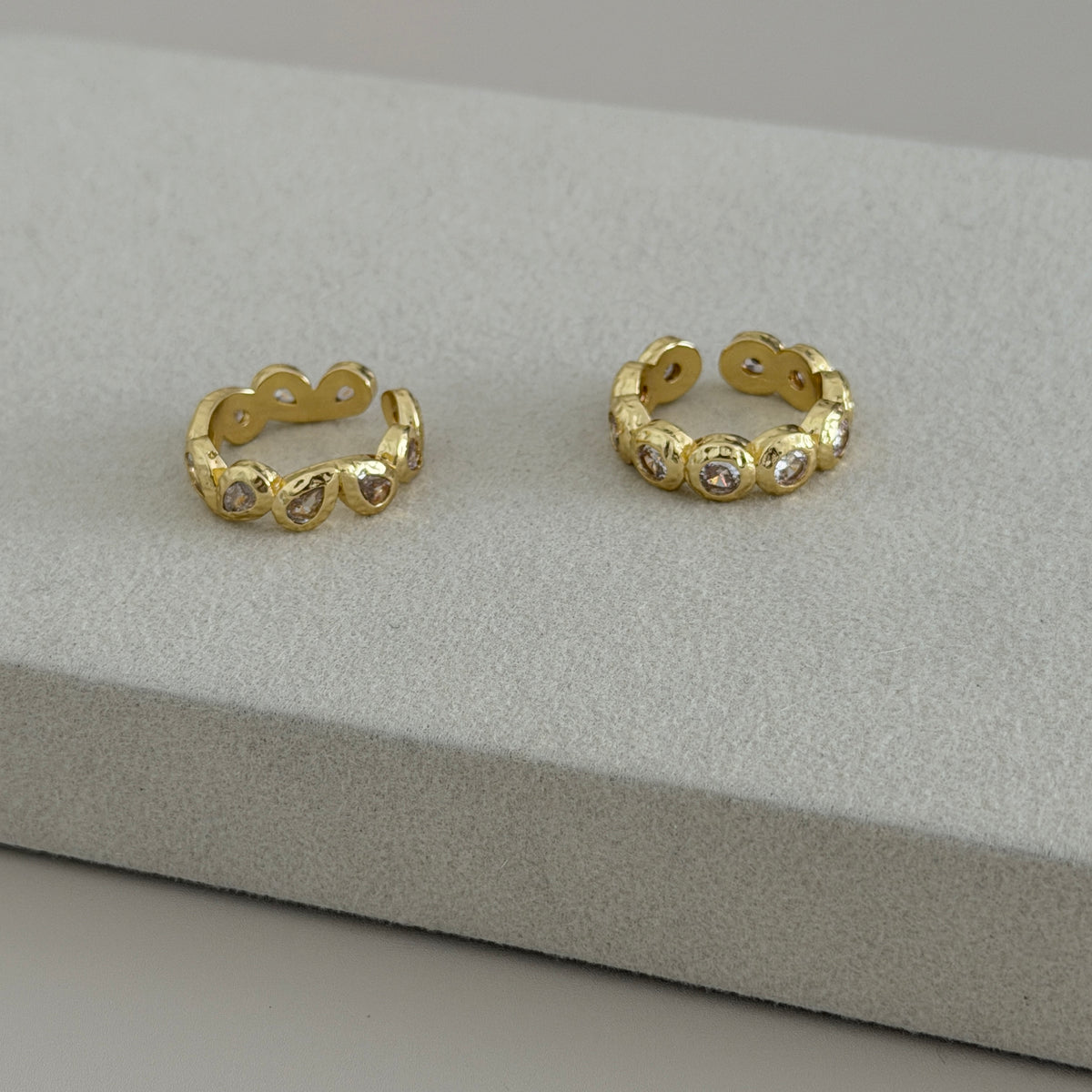 Crystal Duo Ring