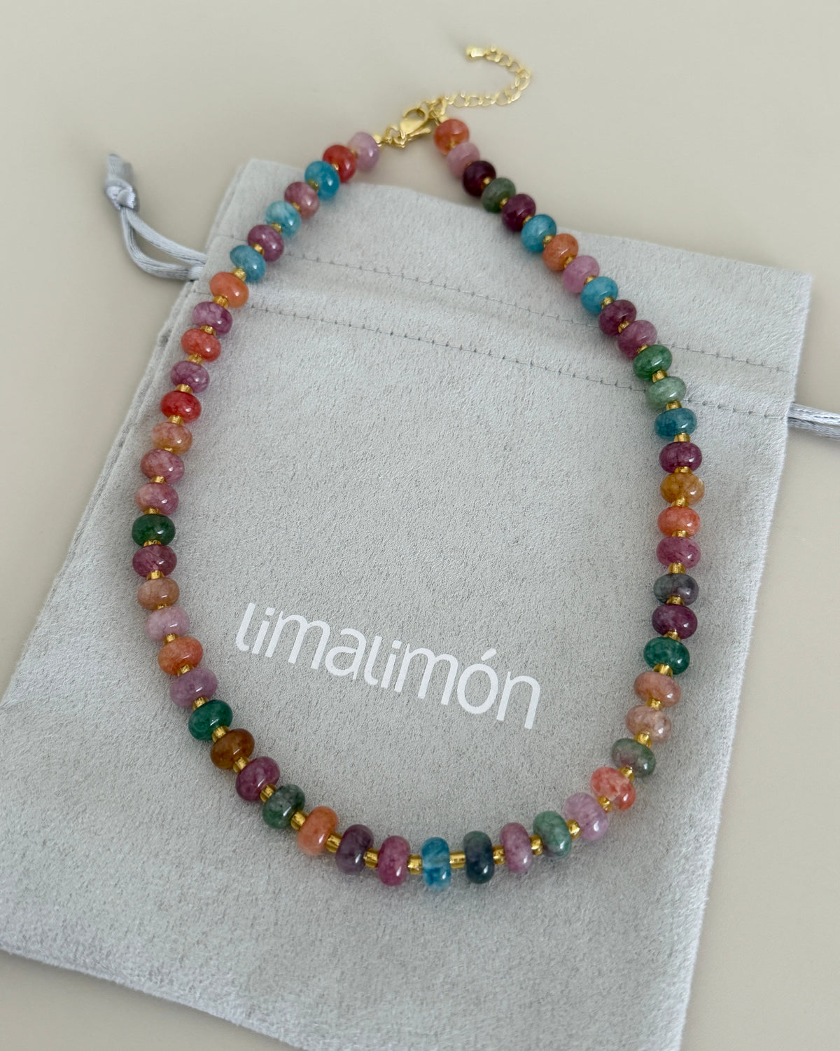 Rainbow Gemstone Necklace