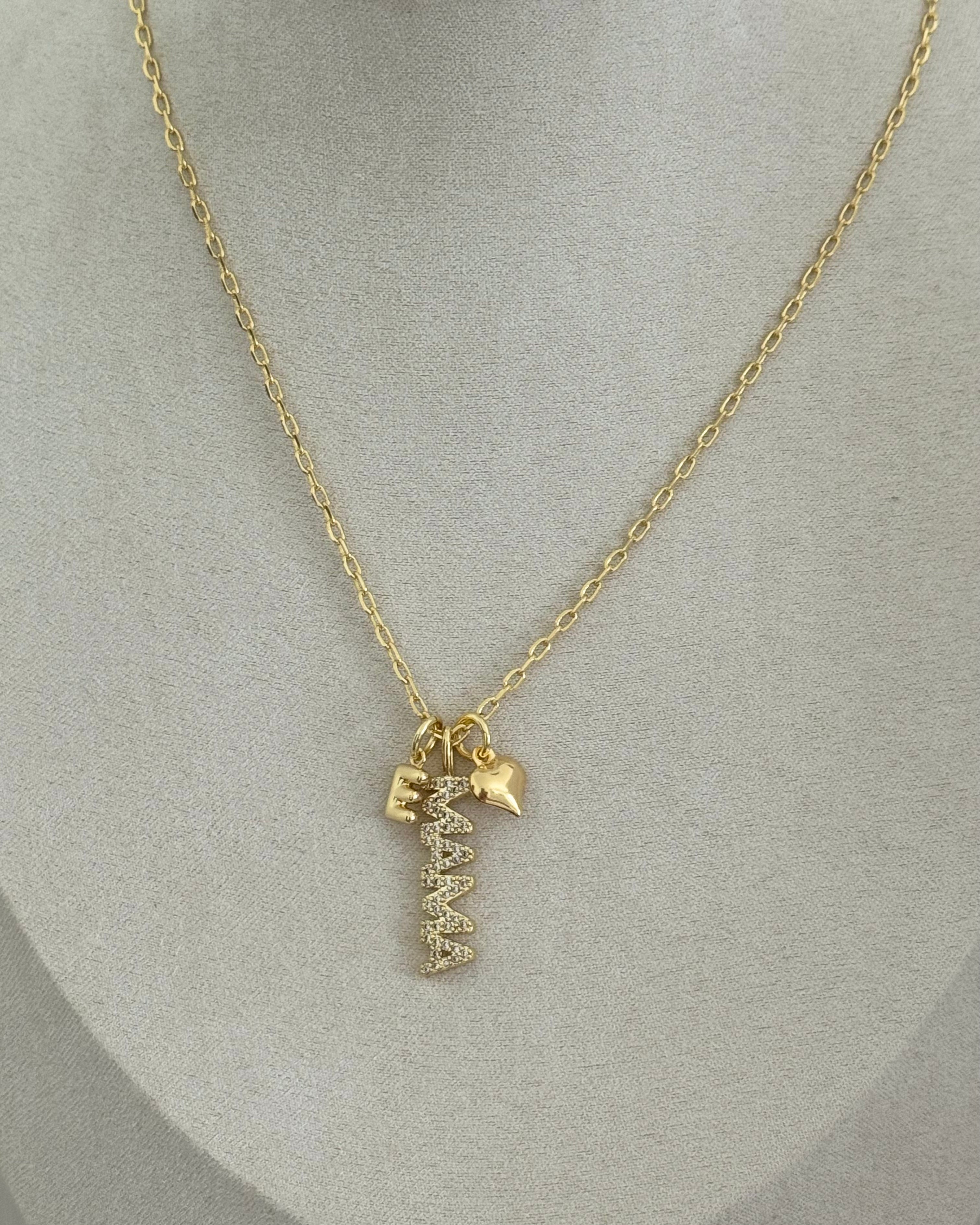 Initial Mama Necklace