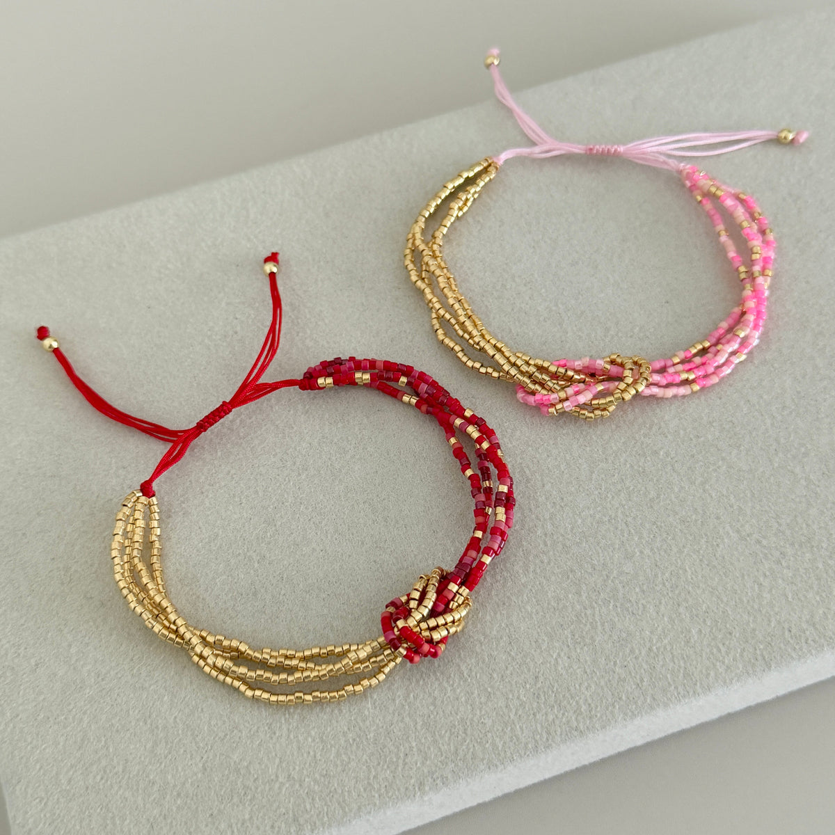 Love Knot Beaded Bracelet