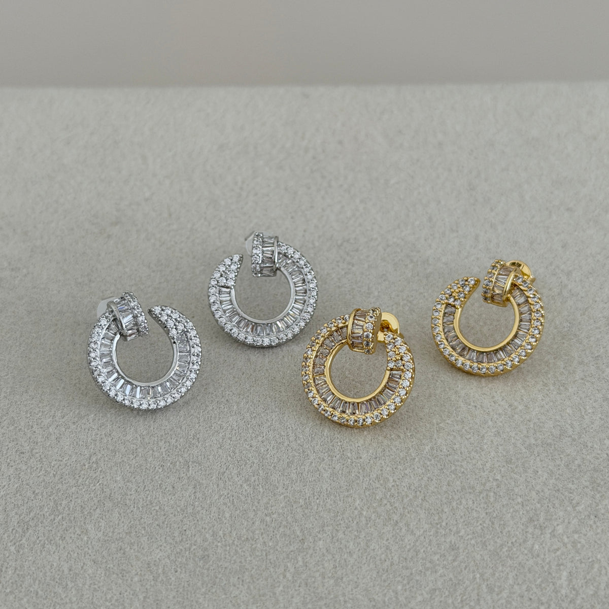 Crystal Knot Earrings