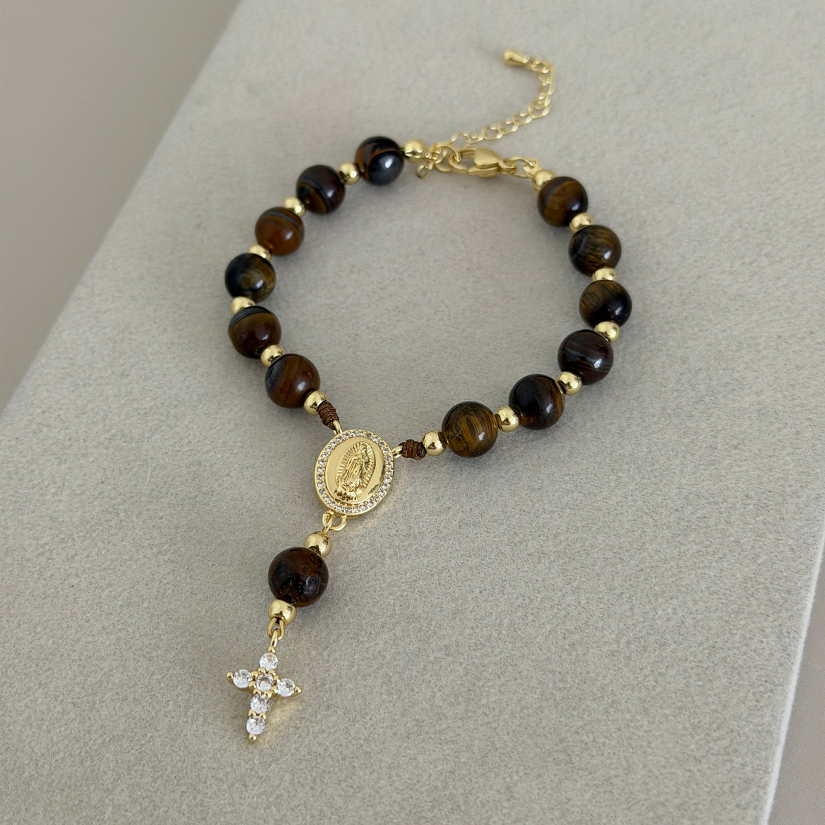 Tiger Eye Faith Bracelet