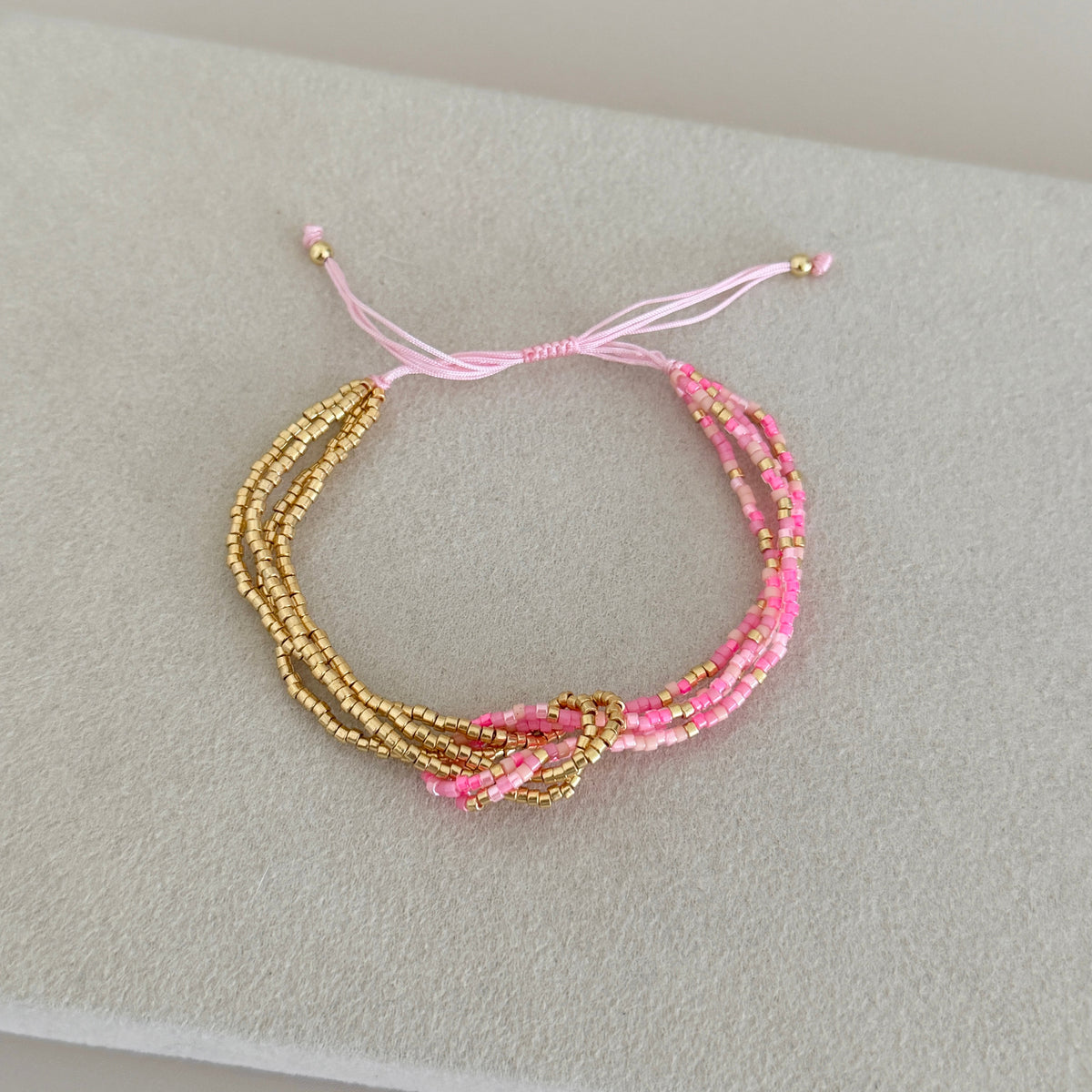 Love Knot Beaded Bracelet