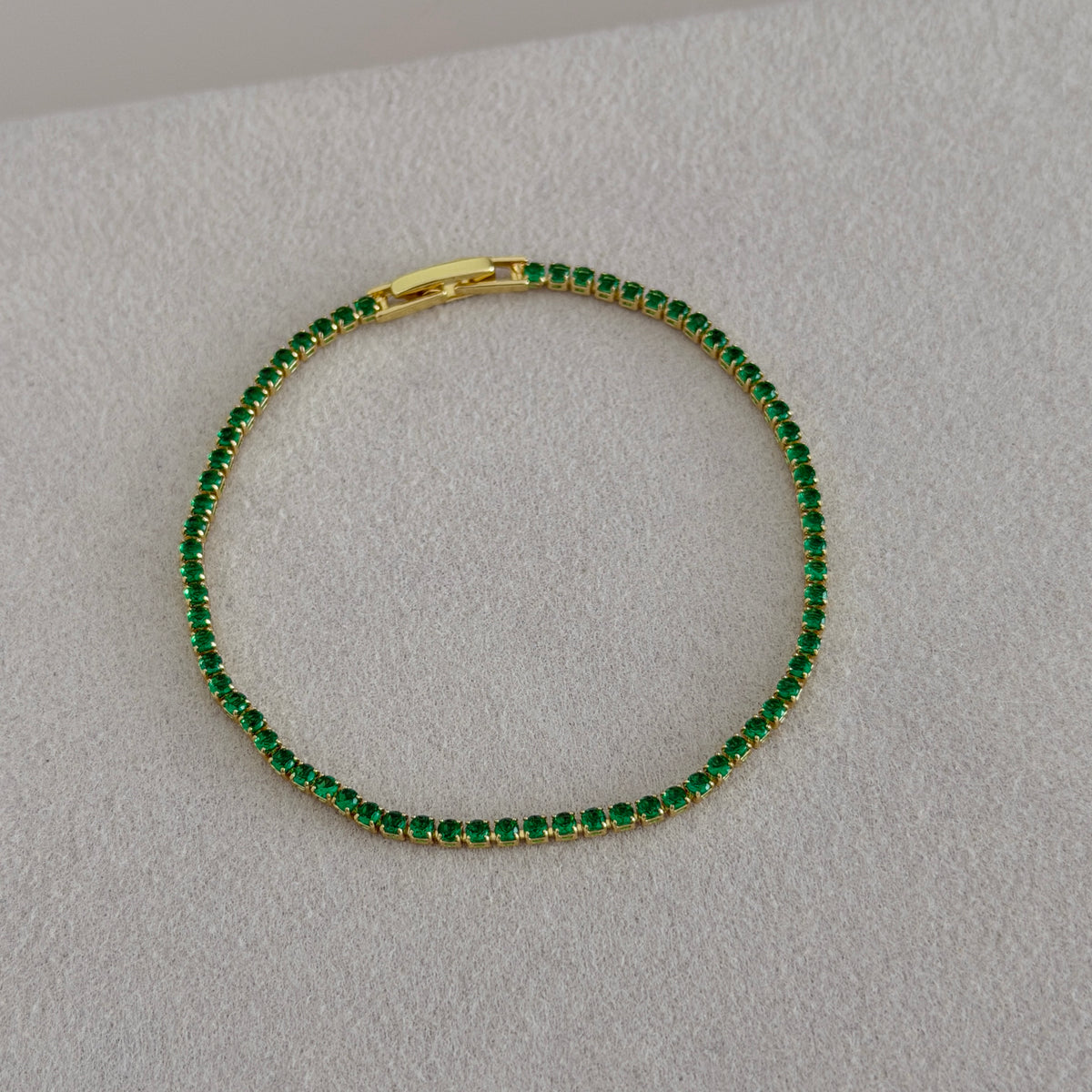 Color Crystal Tennis Bracelet