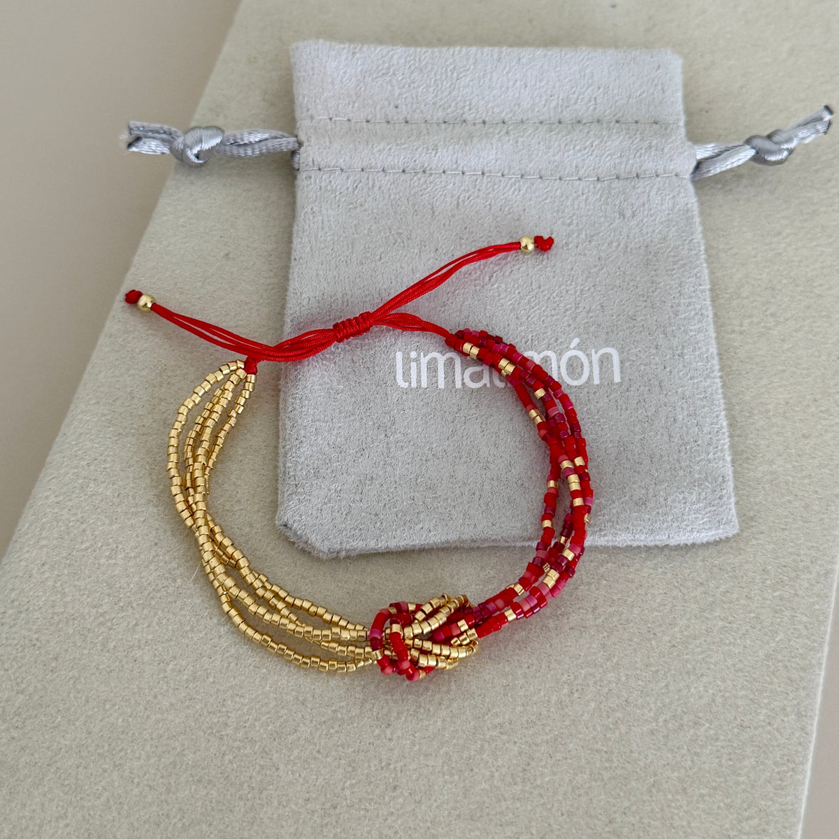 Love Knot Beaded Bracelet