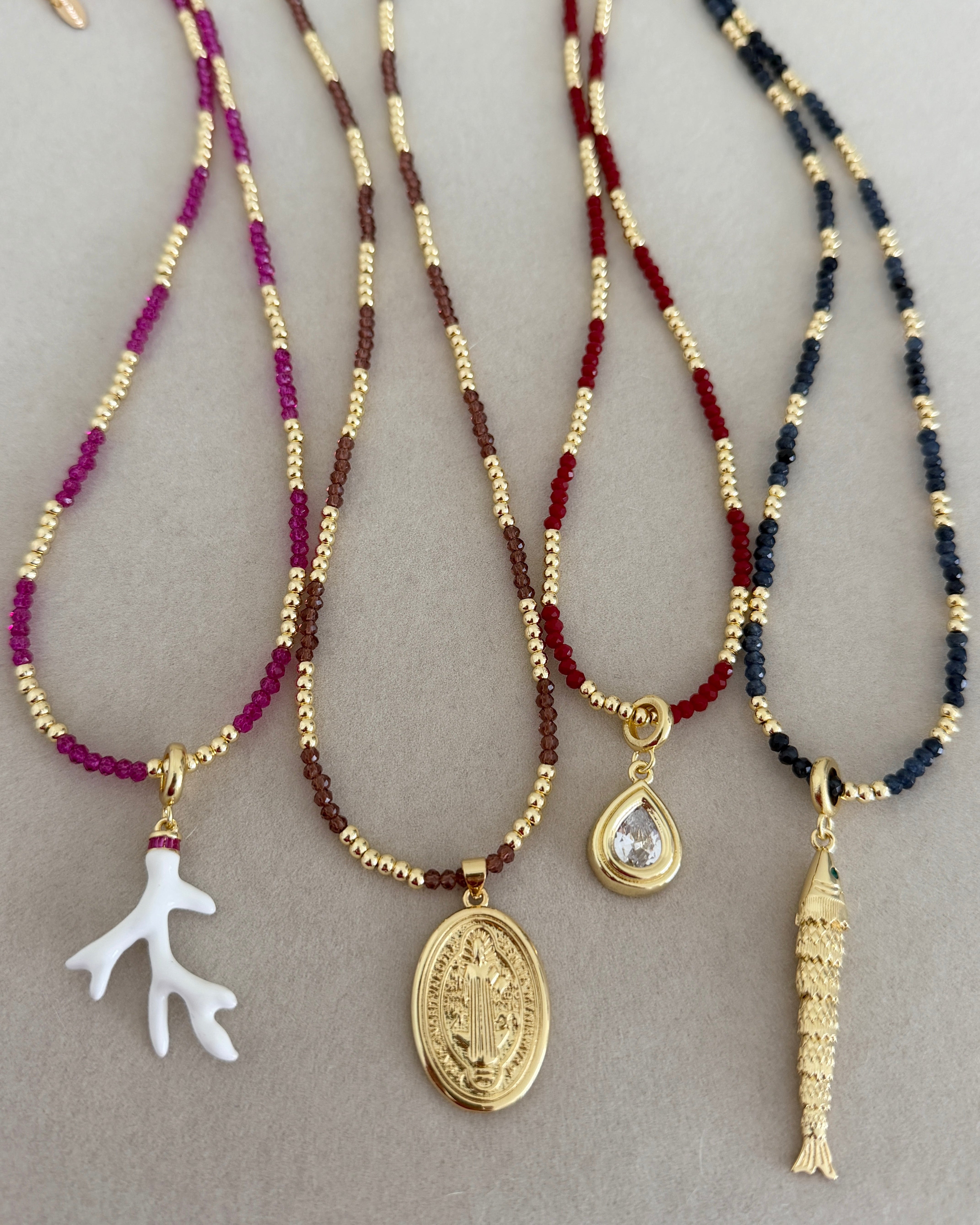 Mediterranean Charm Necklace