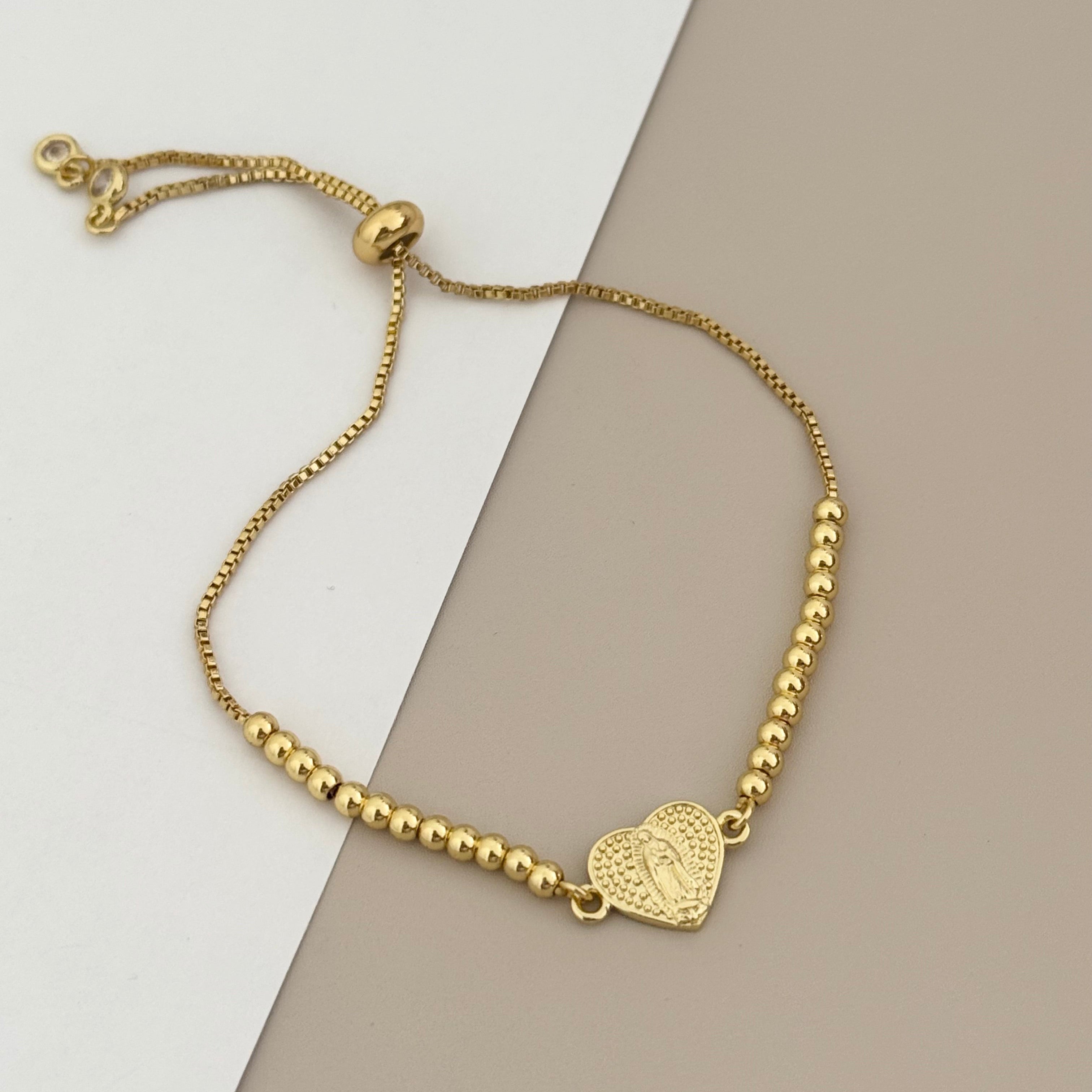 Guadalupe Heart Bracelet