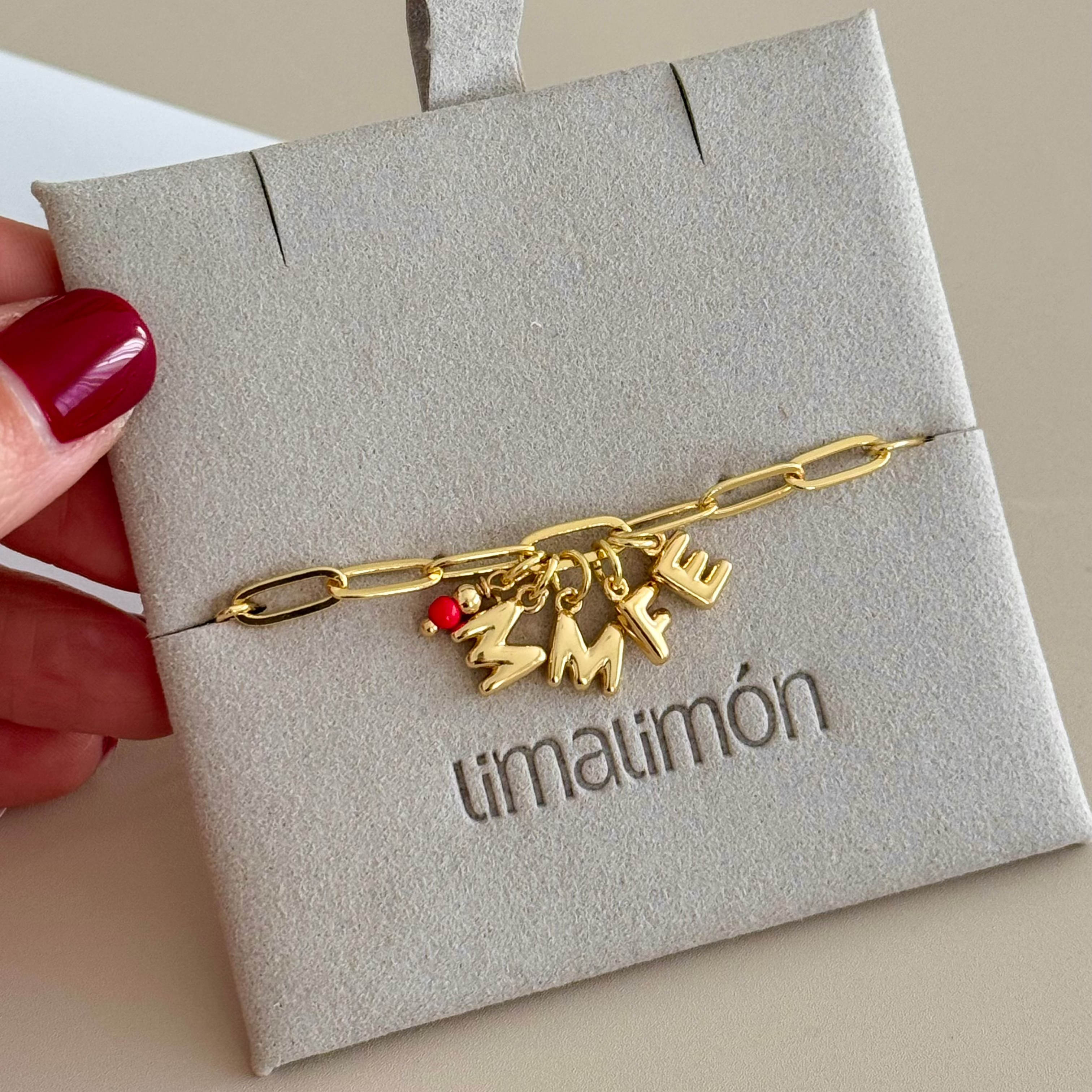 Personalized Chain Bracelet - Custom Necklace | LimaLimón Store - 2