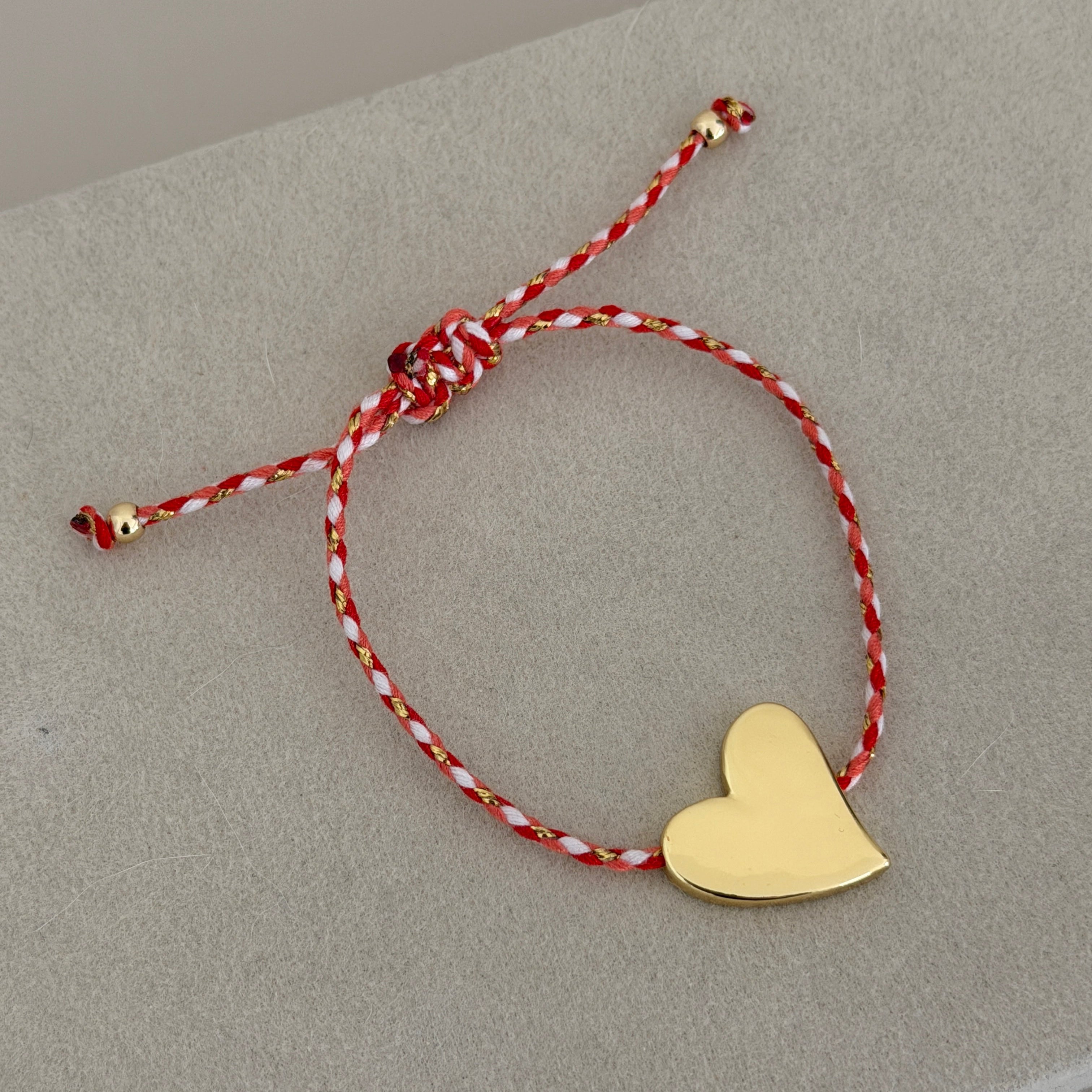 Heart Cord Bracelet