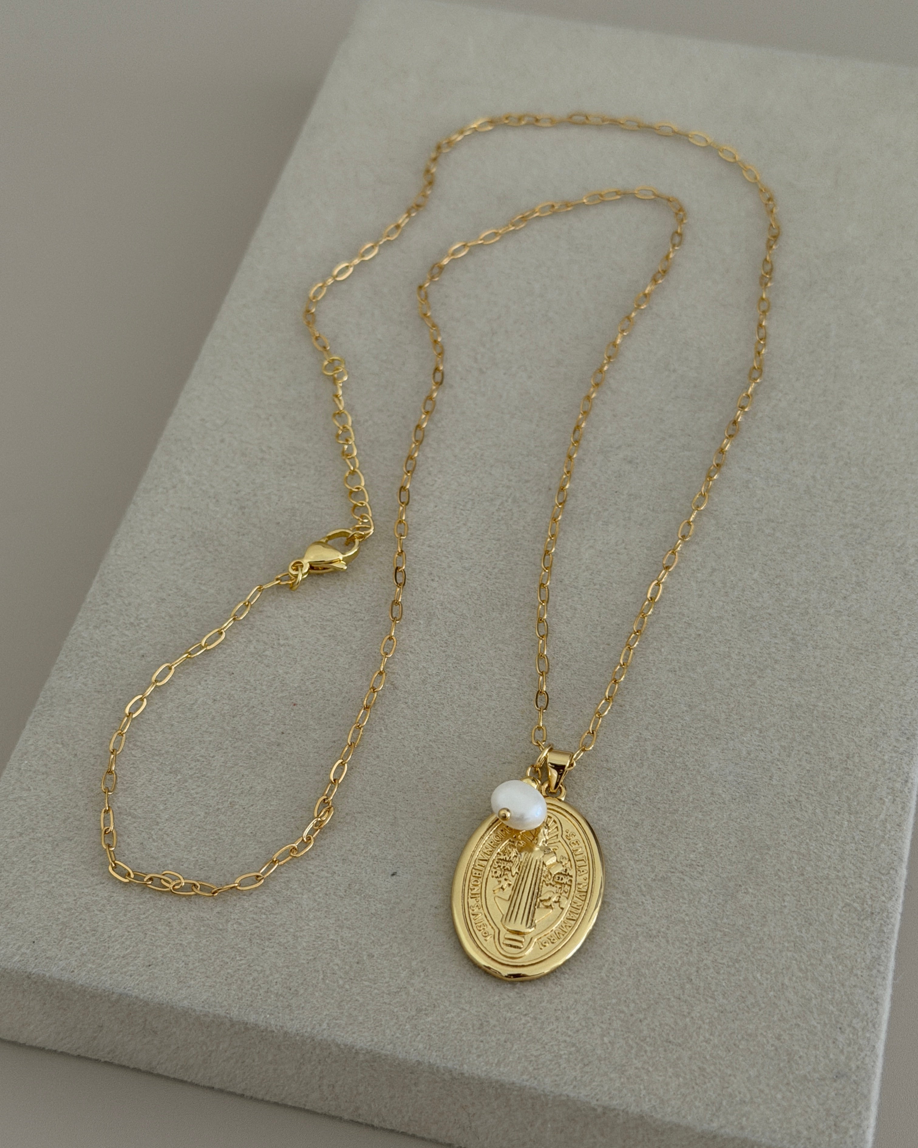 Sacred Grace Medallion Necklace