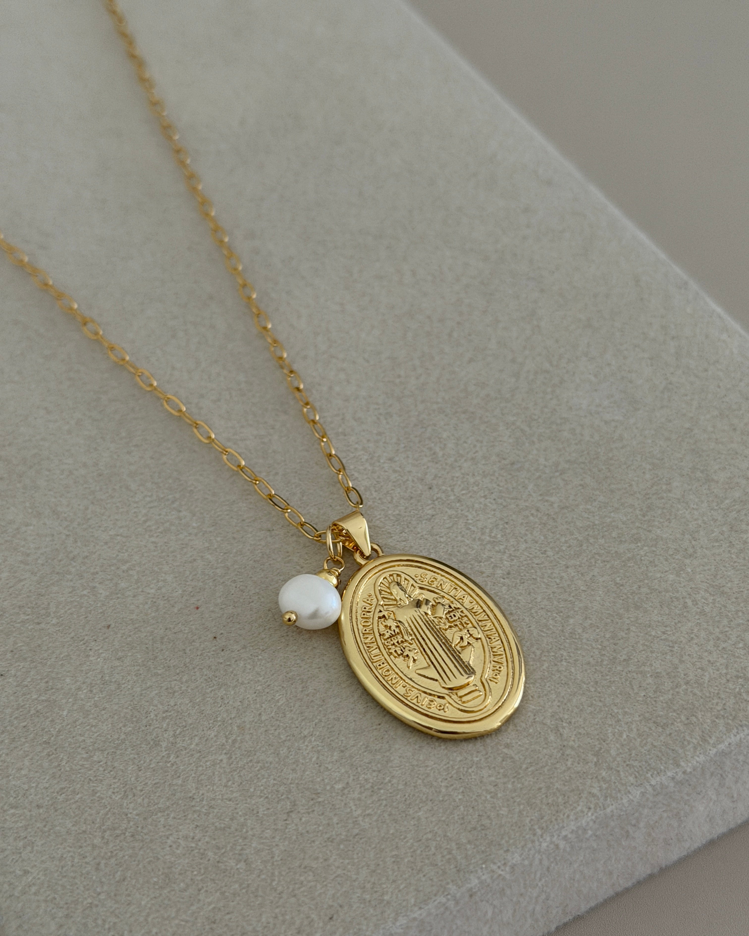 Sacred Grace Medallion Necklace