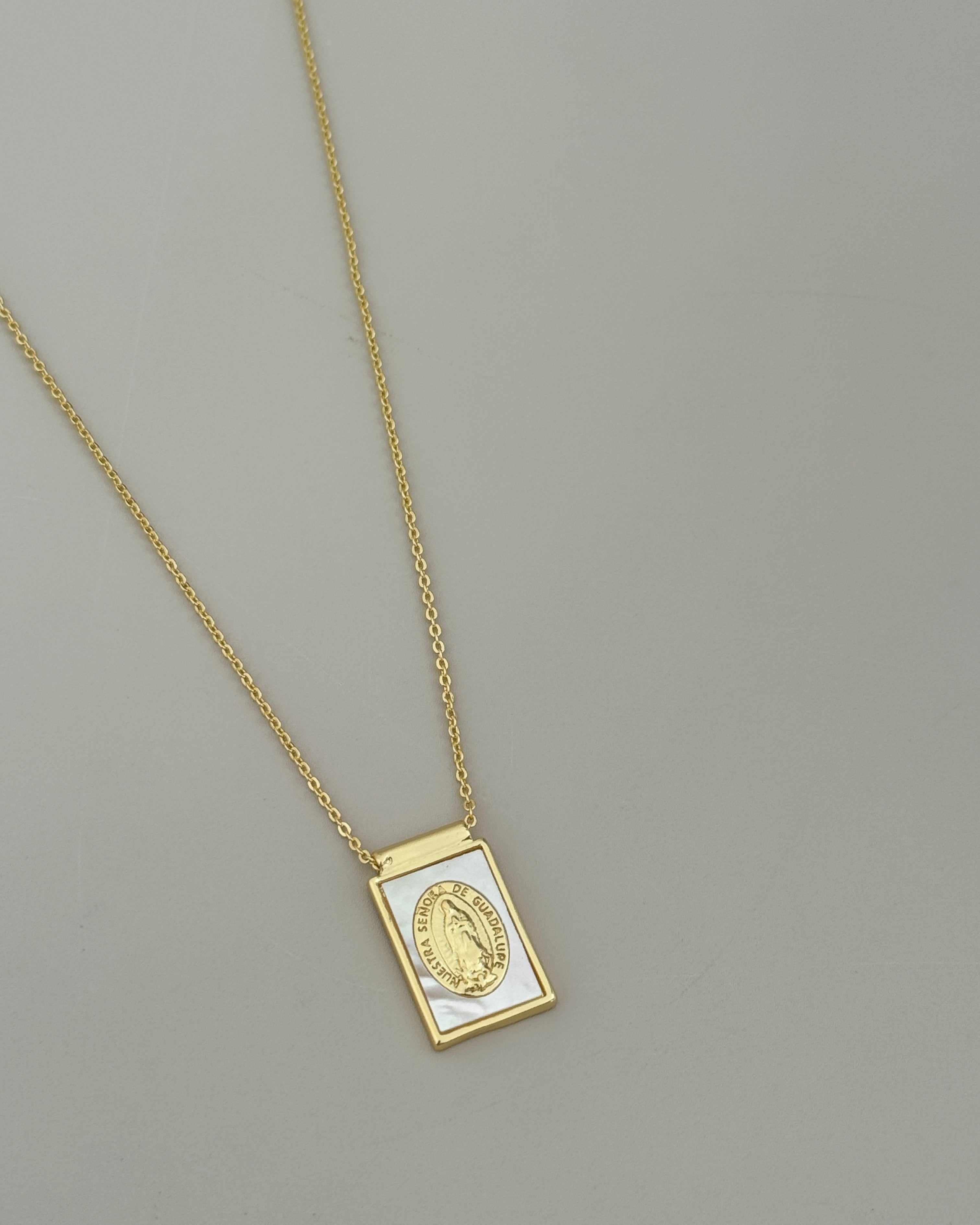 Virgin of Guadalupe Pendant Necklace