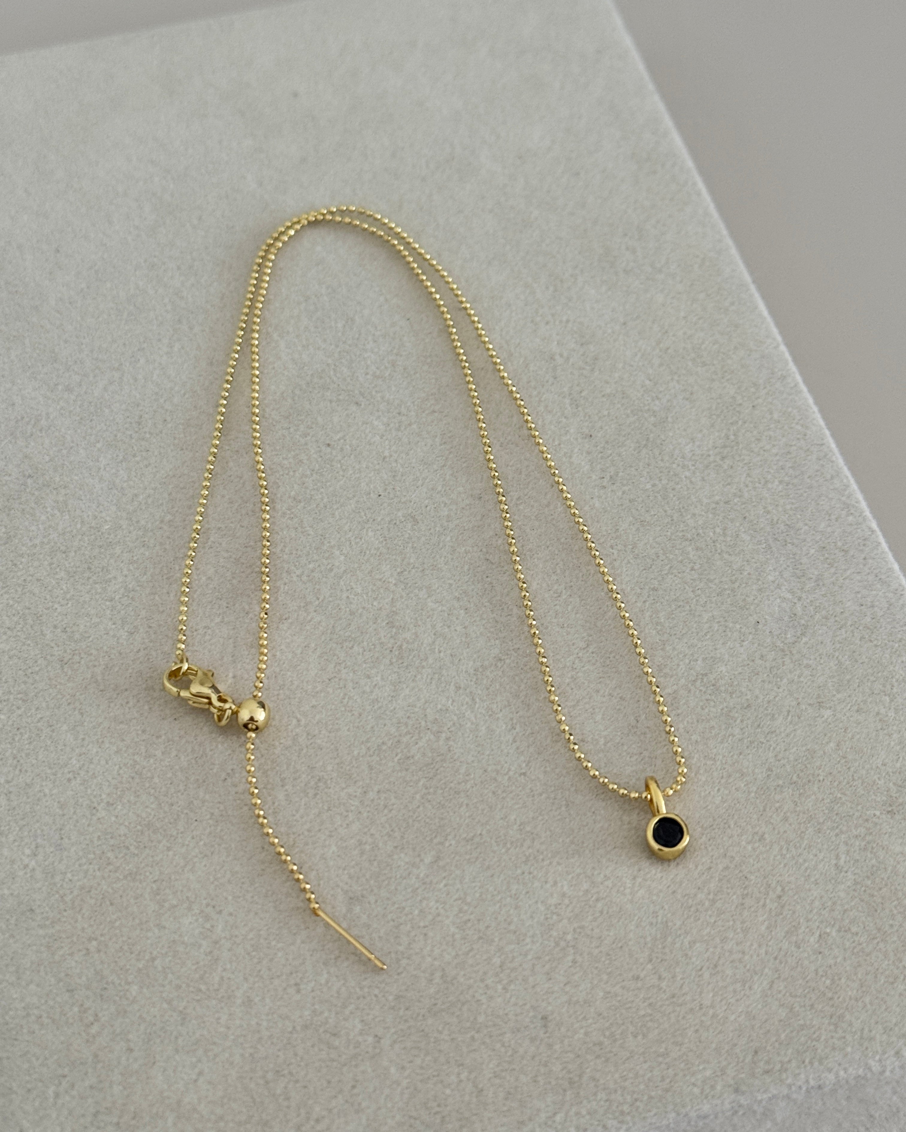 Mini Gem Pendant Necklace