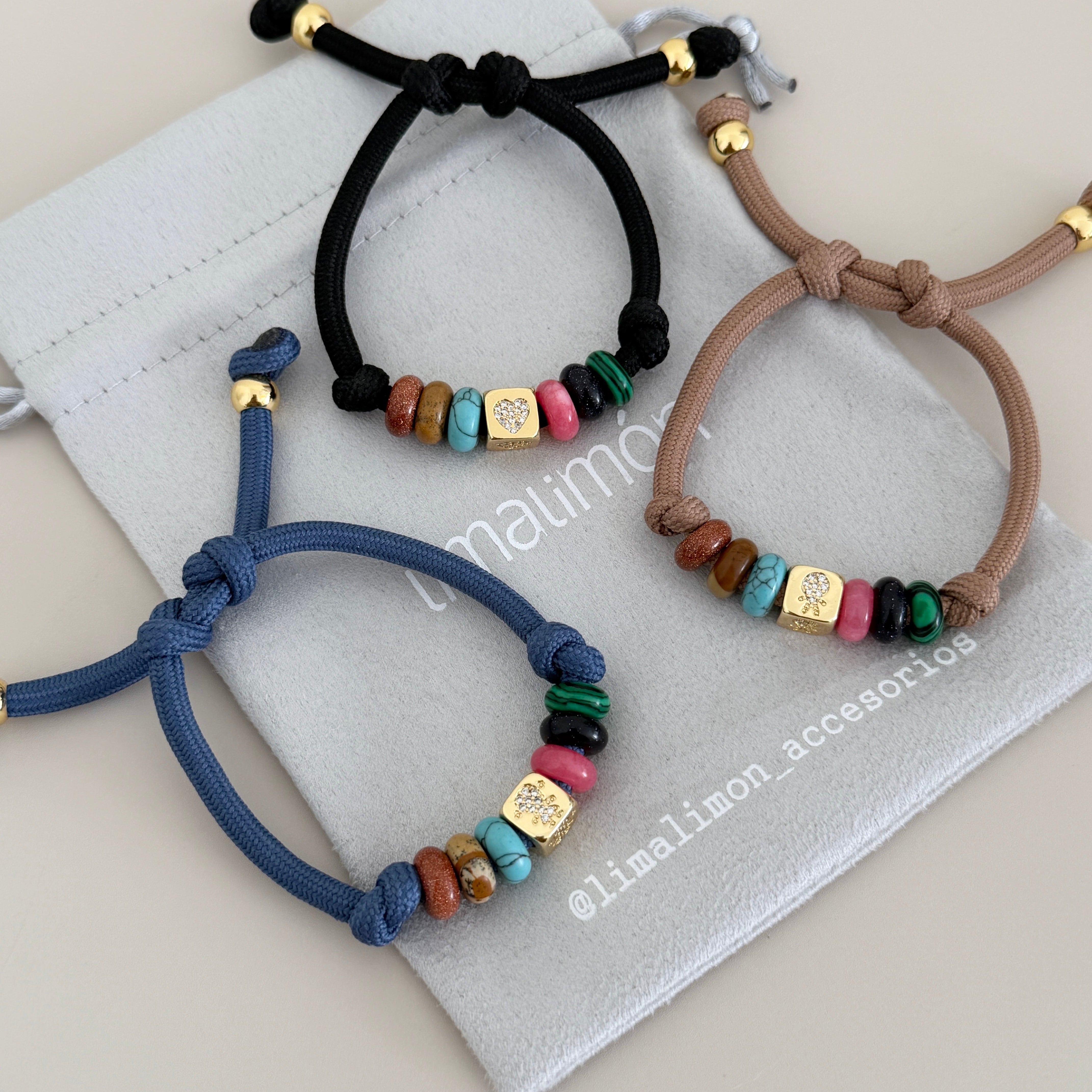 Charm Adjustable Cord Bracelet