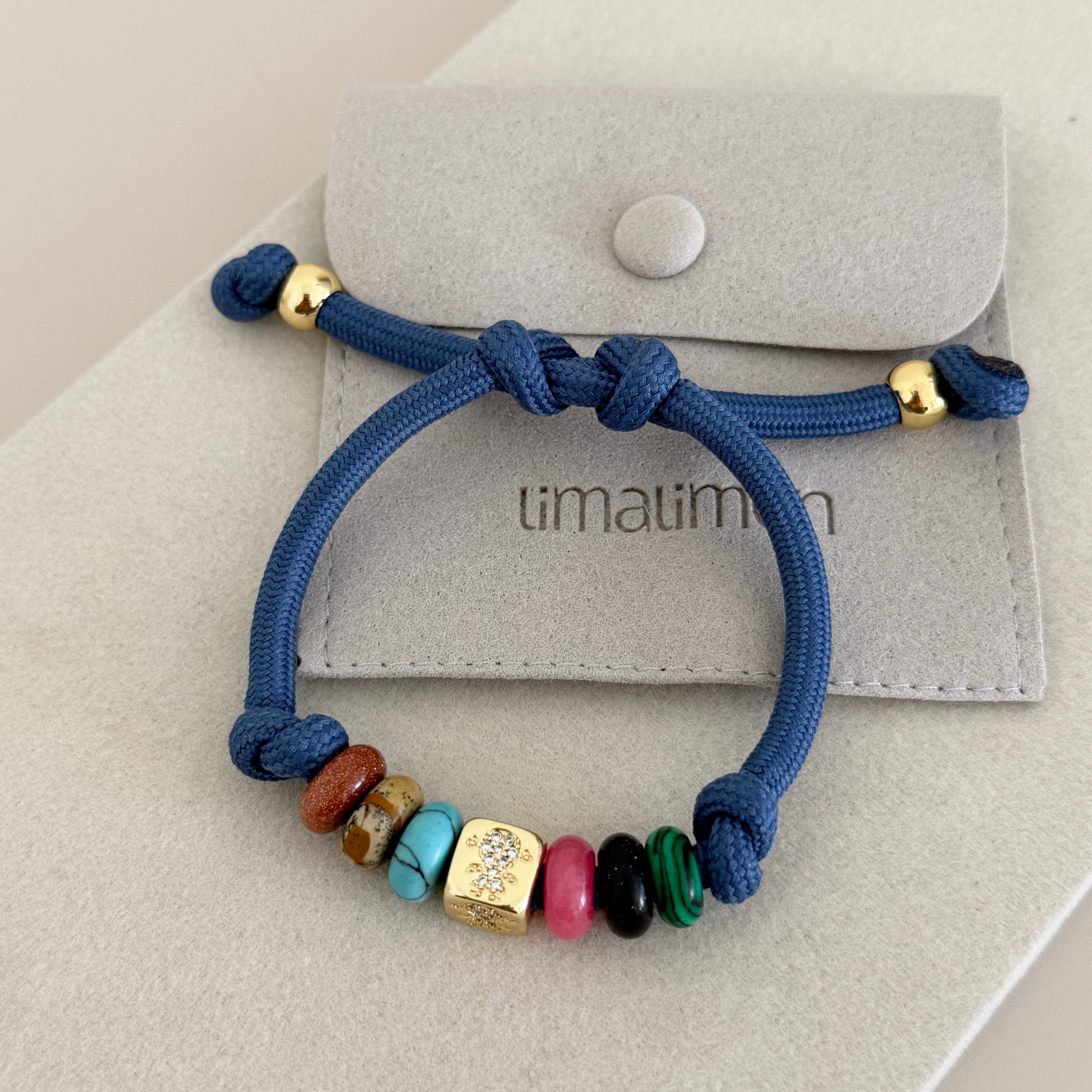 Charm Adjustable Cord Bracelet