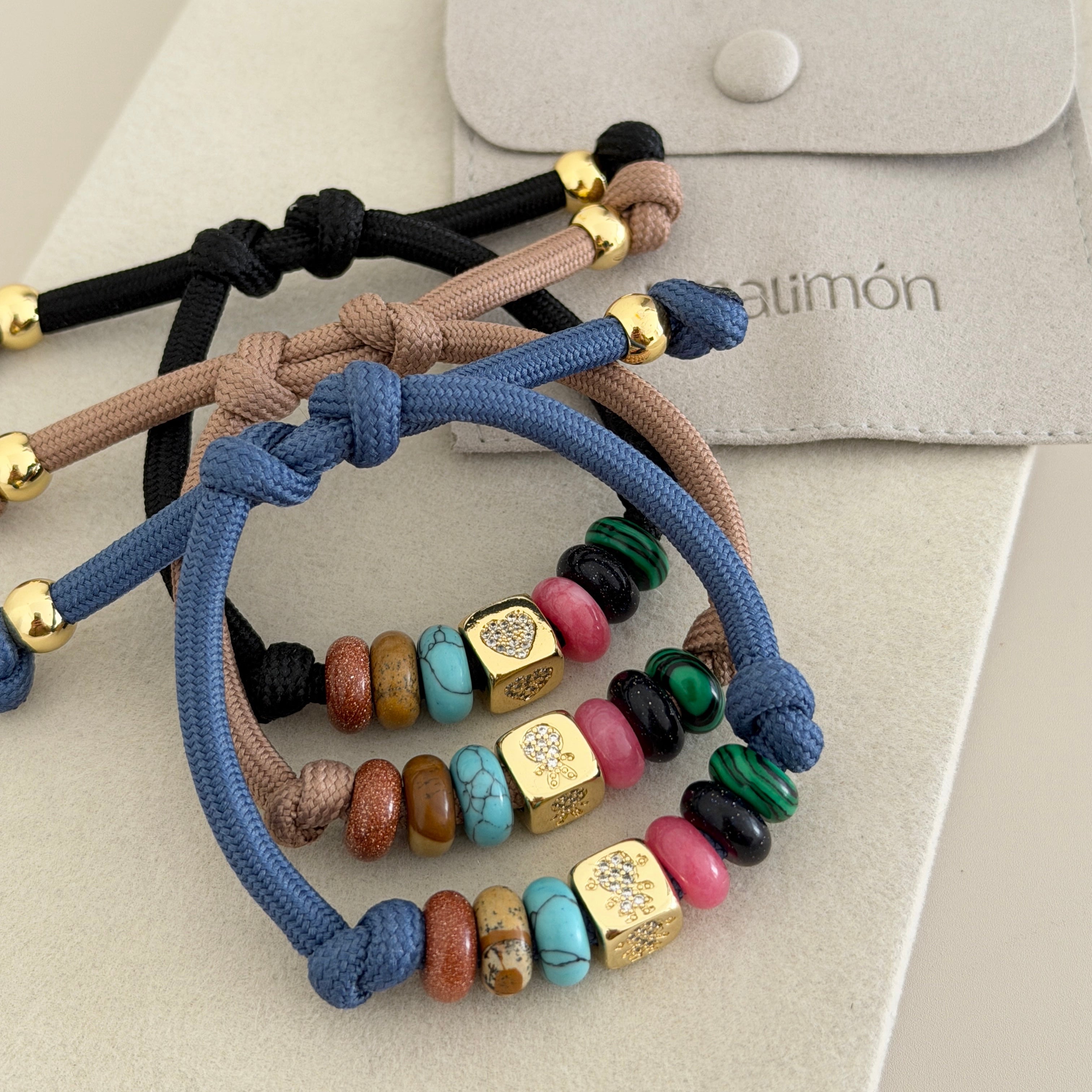 Charm Adjustable Cord Bracelet