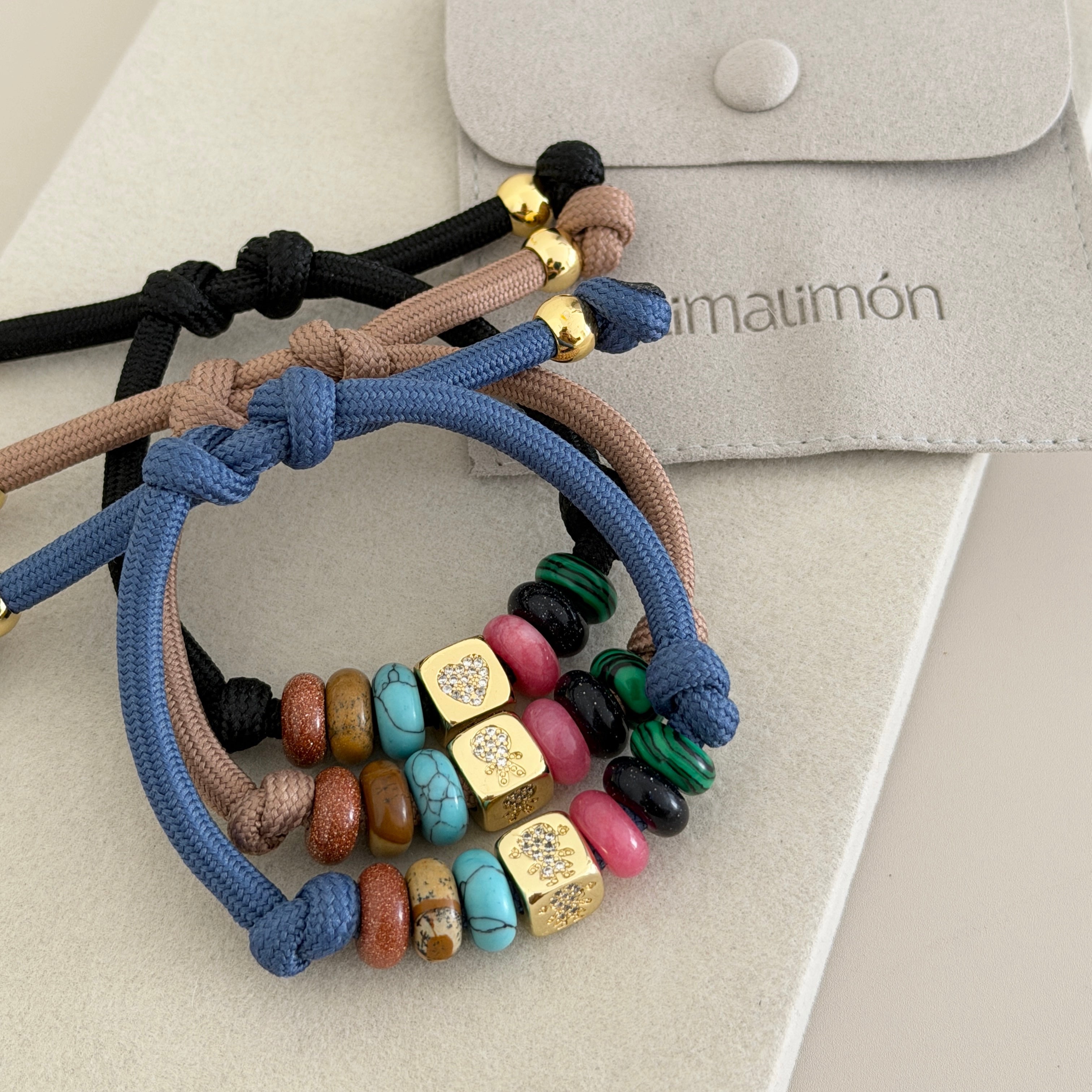 Charm Adjustable Cord Bracelet