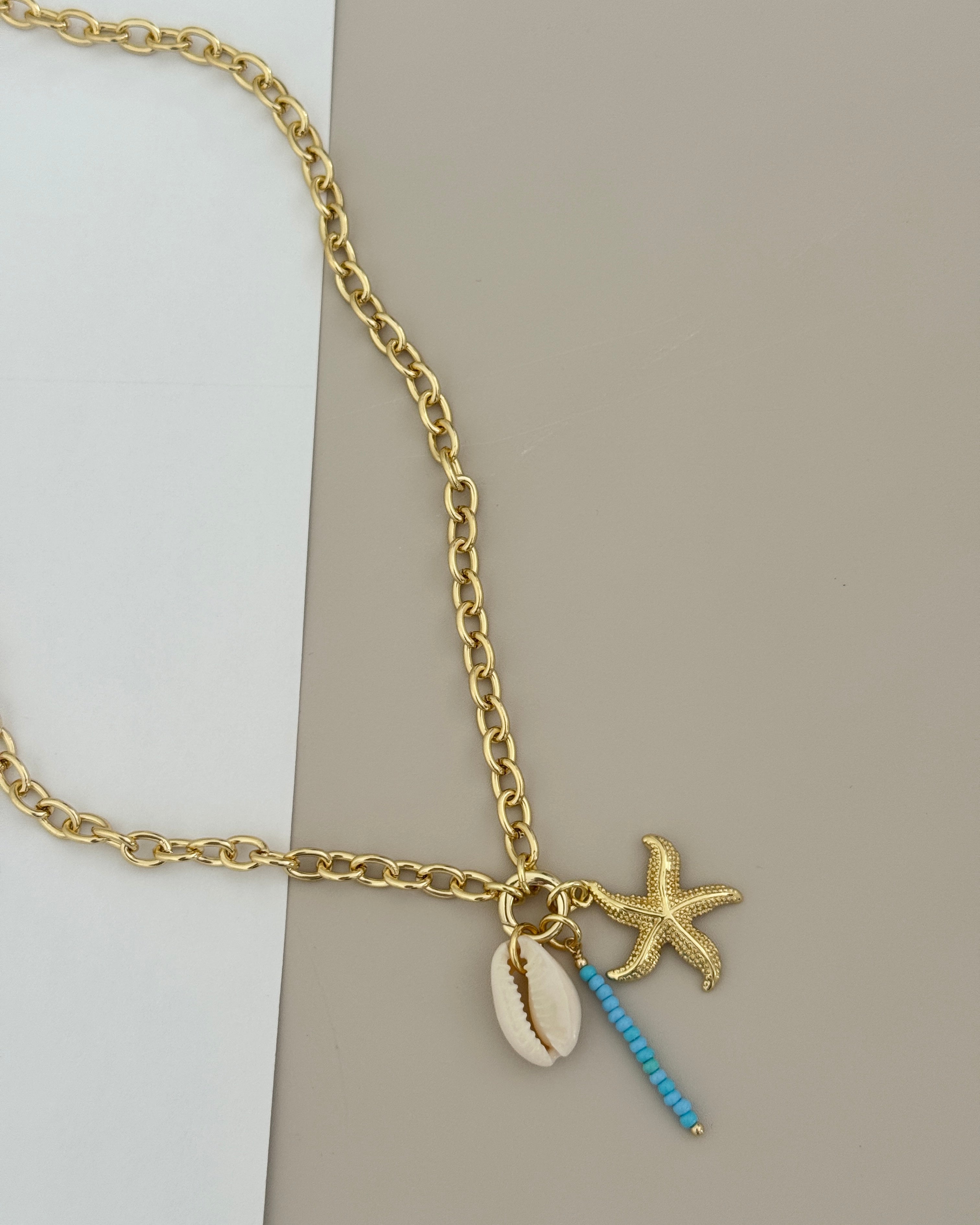 Starfish Charm Necklace