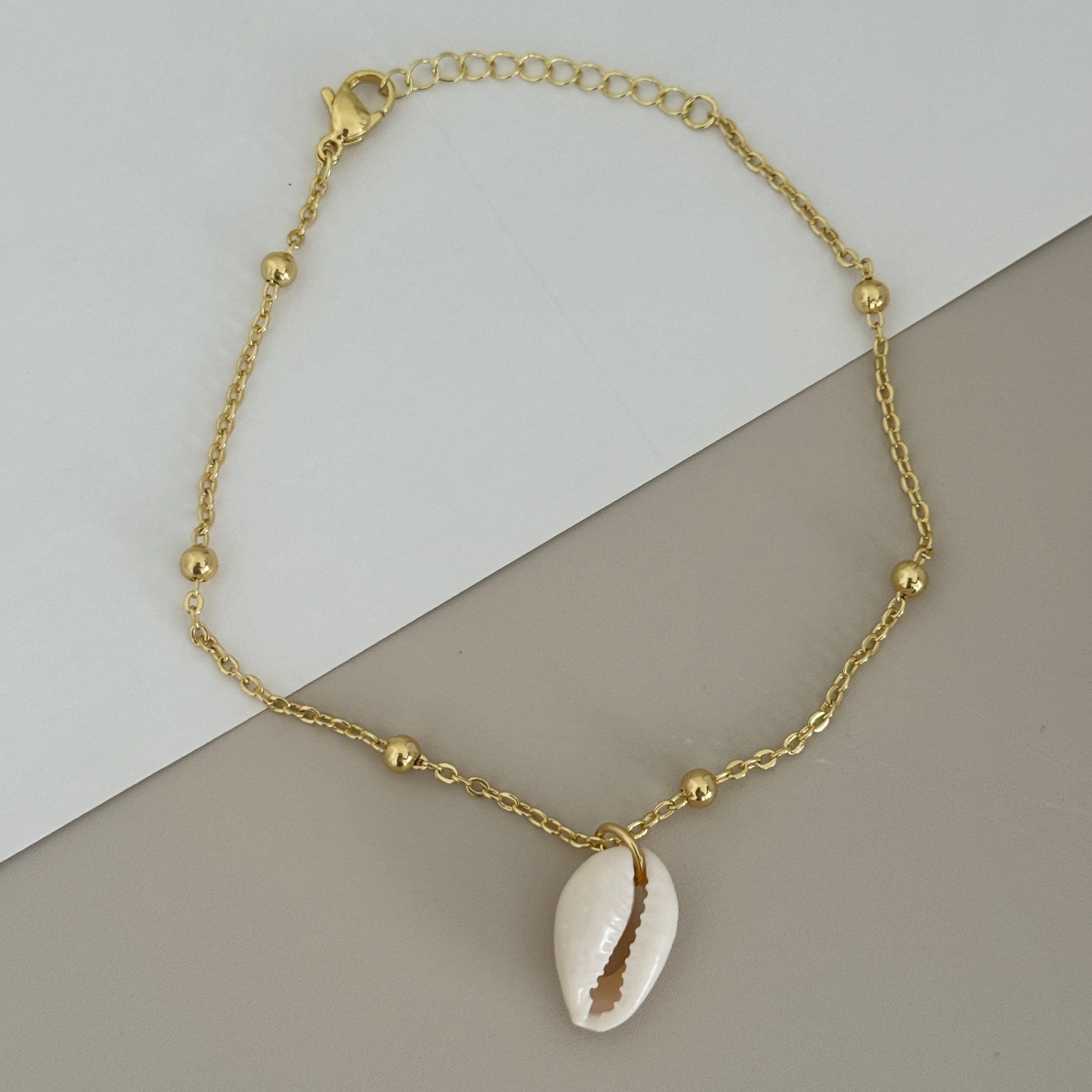 Cowrie Charm Anklet