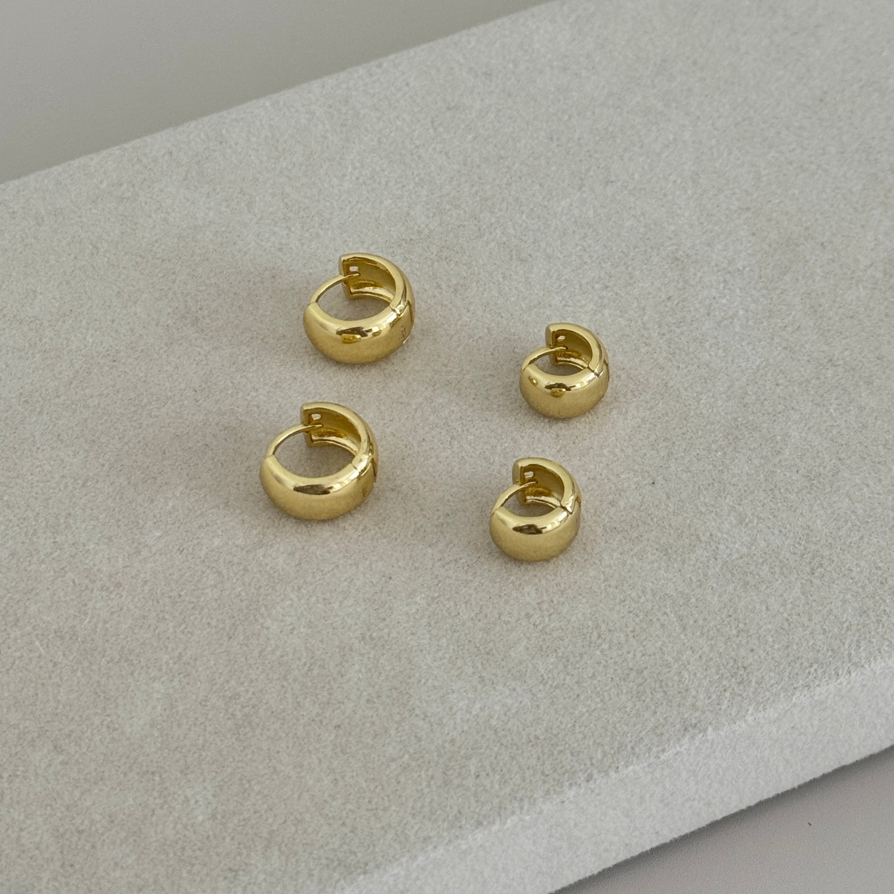 Rounded Dome Earring