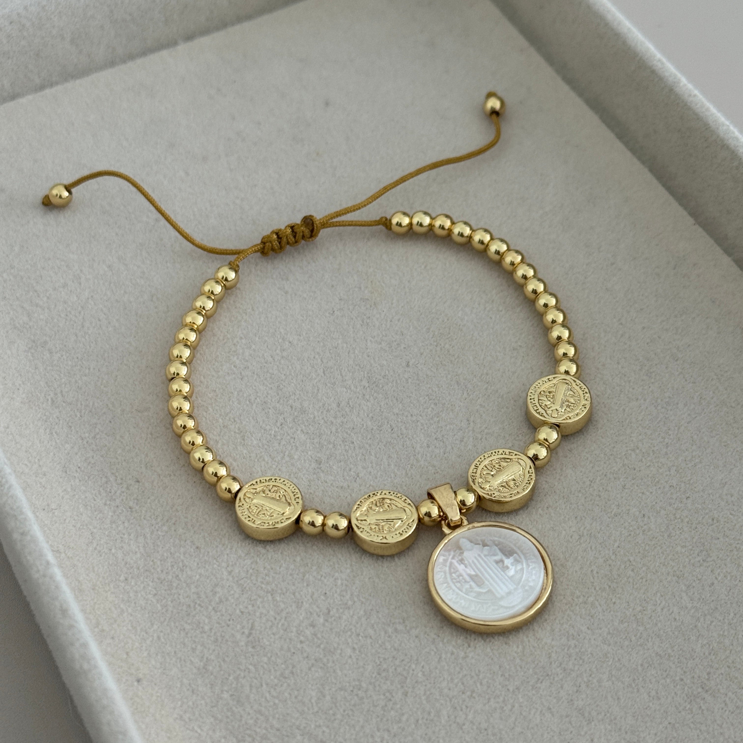 Saint Medal Adjustable Bracelet
