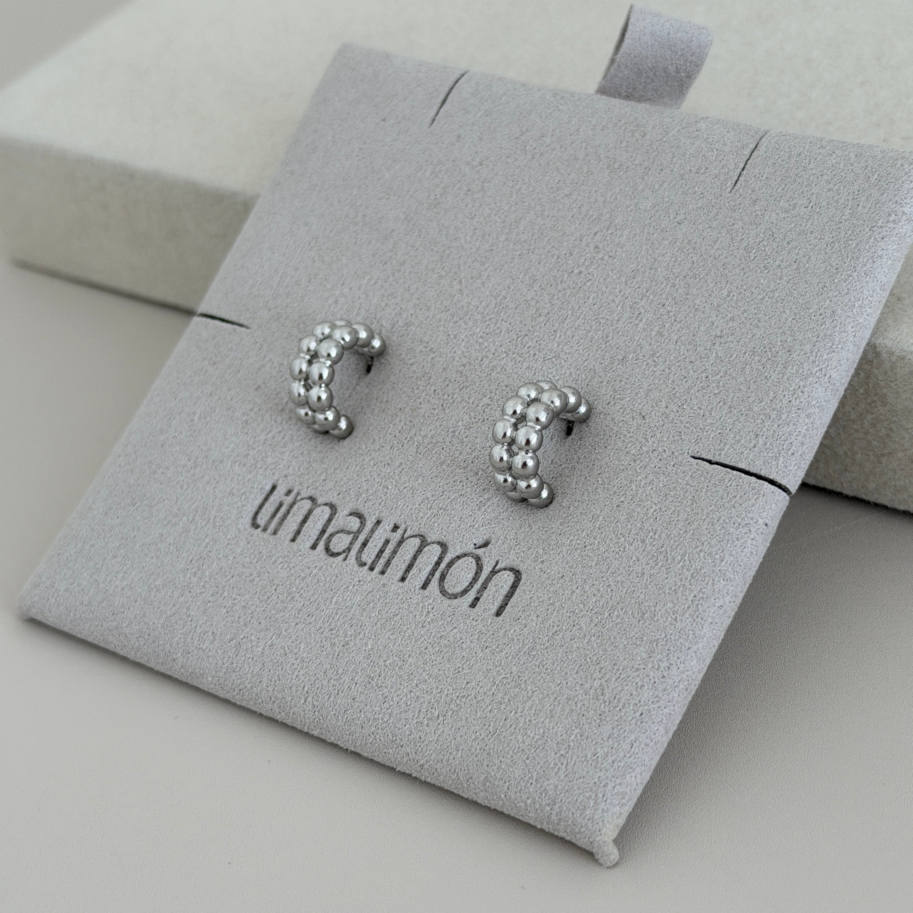 Beaded Mini Hoop Earrings