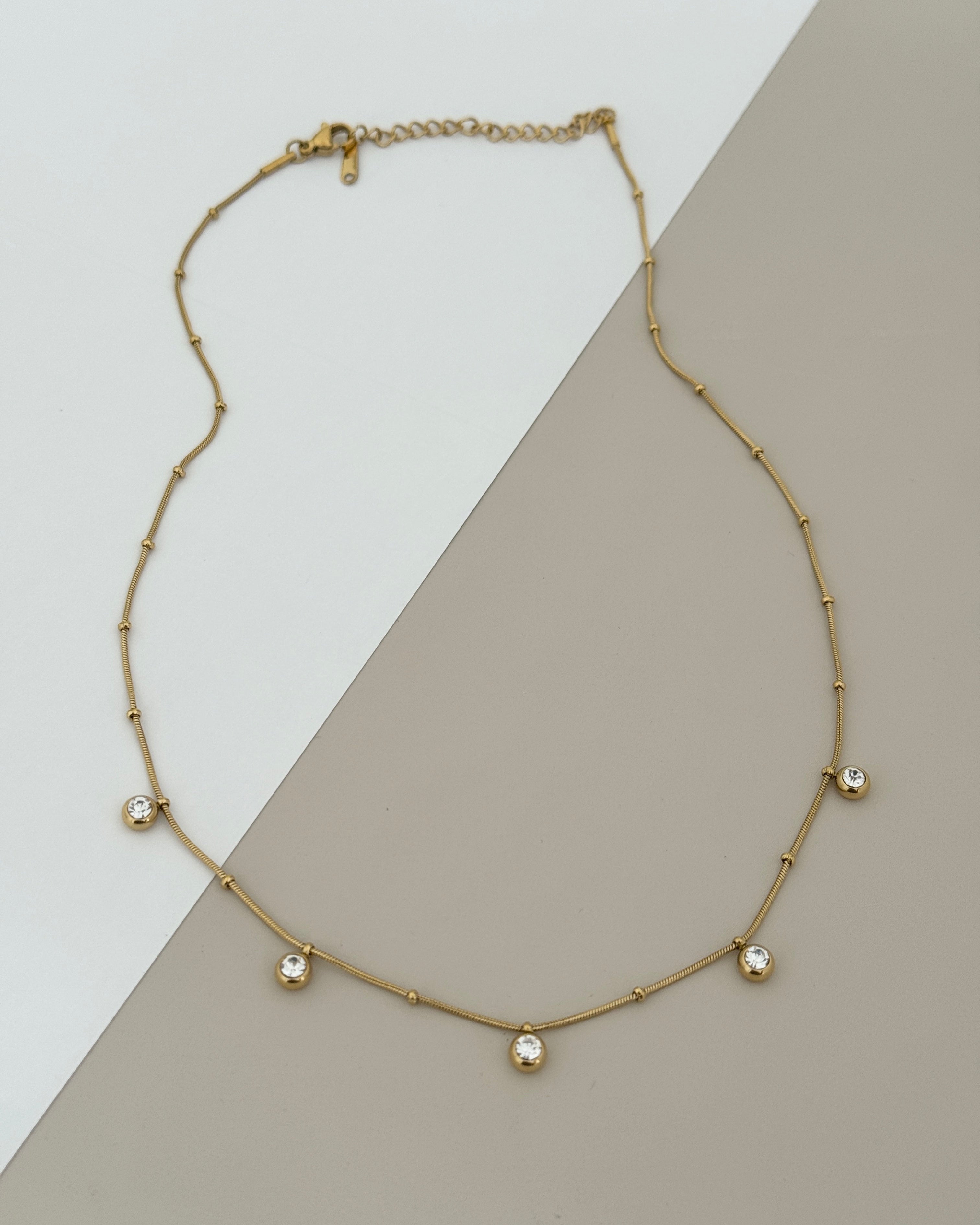 Crystal Dots Necklace