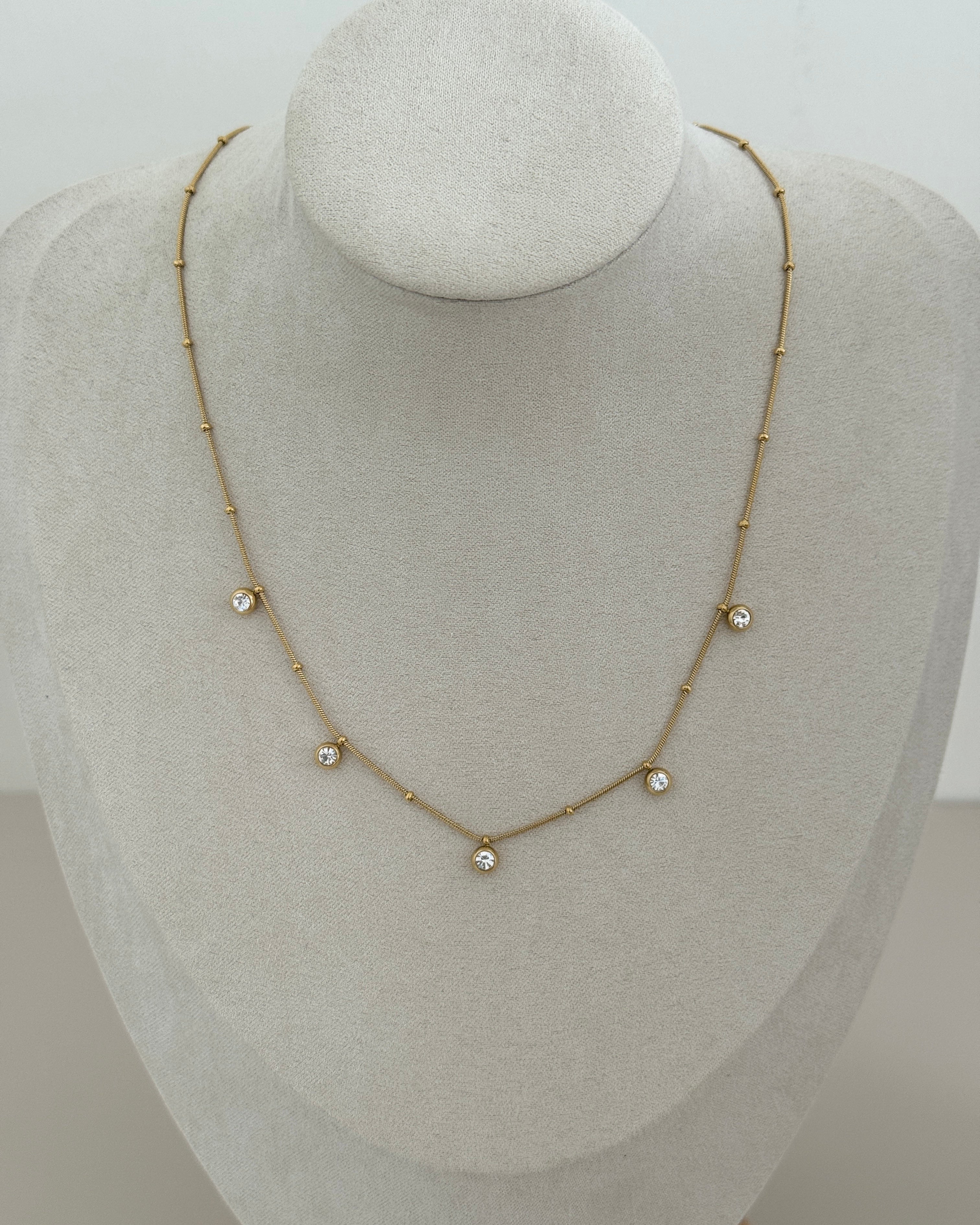 Crystal Dots Necklace