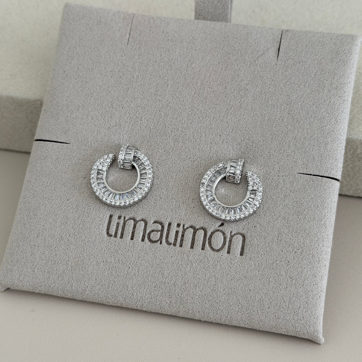 Crystal Knot Earrings