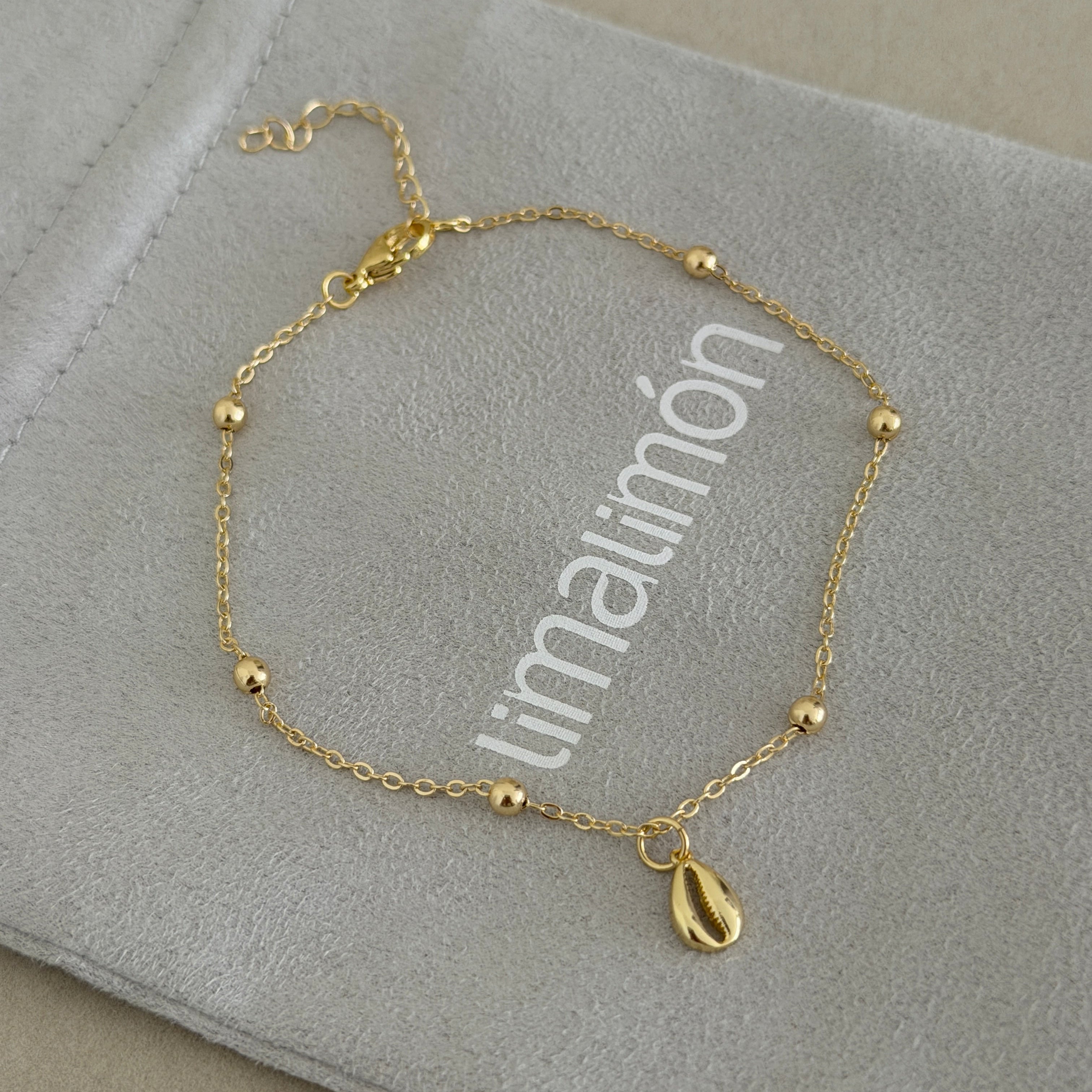 Golden Shell Anklet