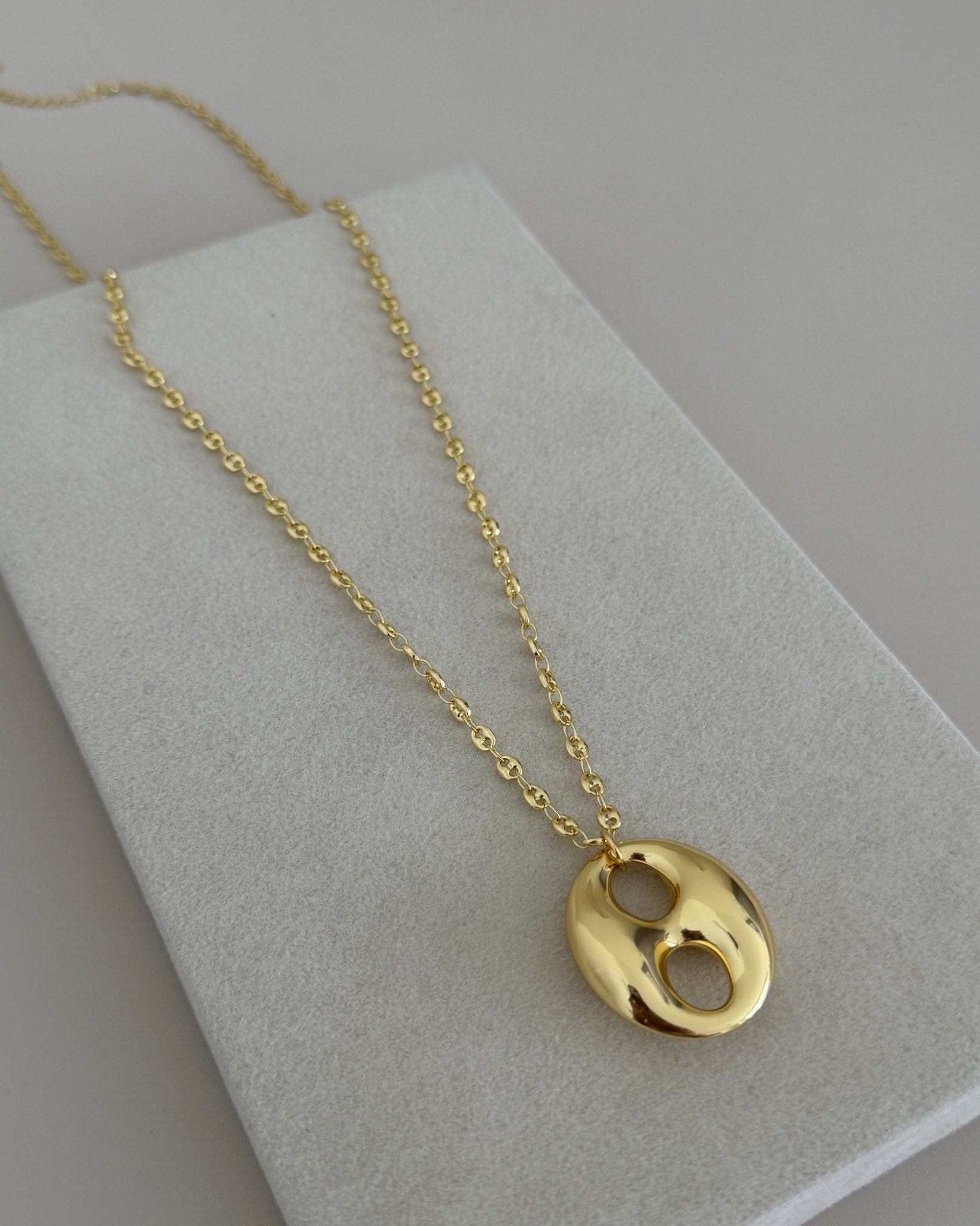 Aura Oval Long Necklace - Necklace | LimaLimón Store - 5