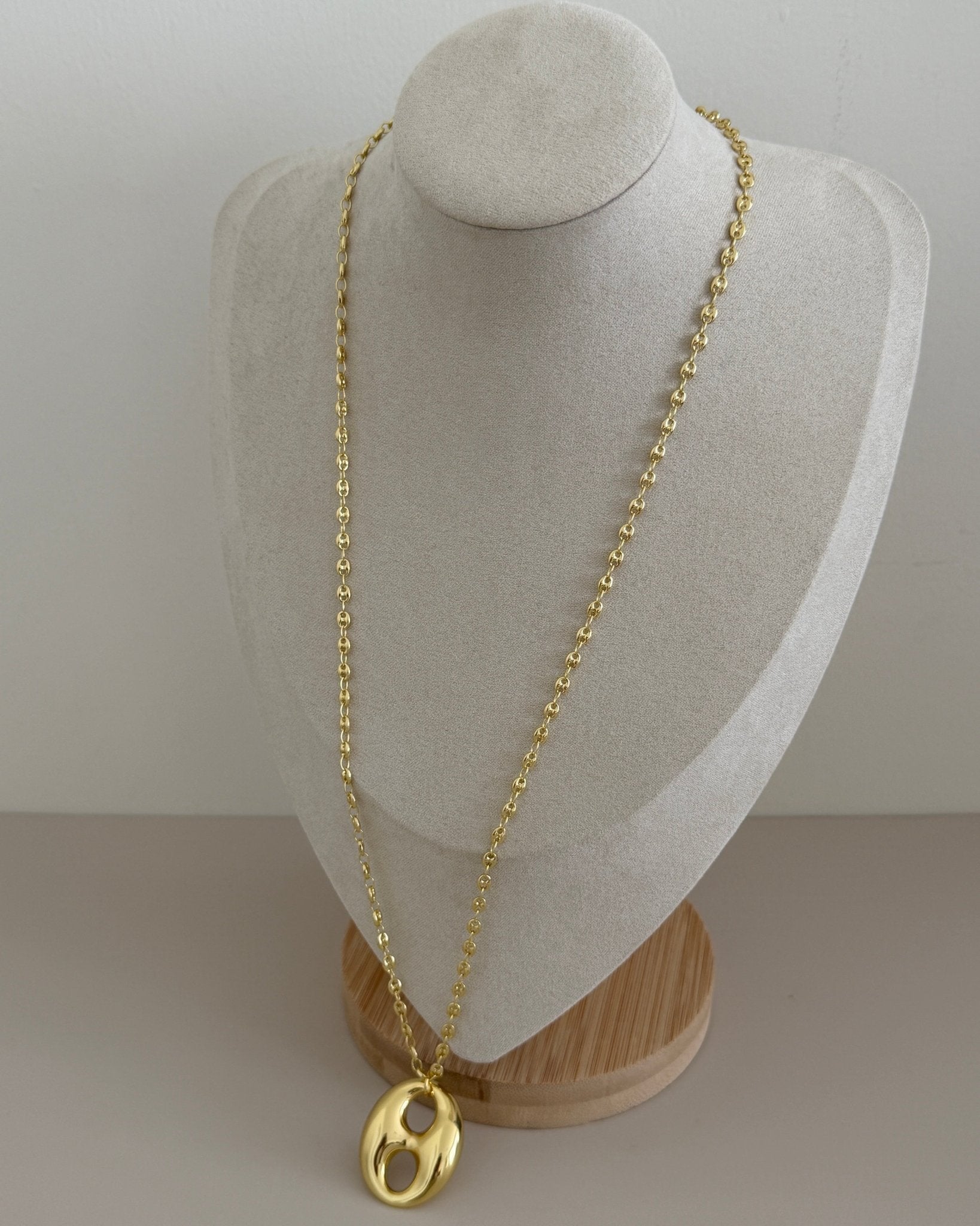 Aura Oval Long Necklace - Necklace | LimaLimón Store - 2