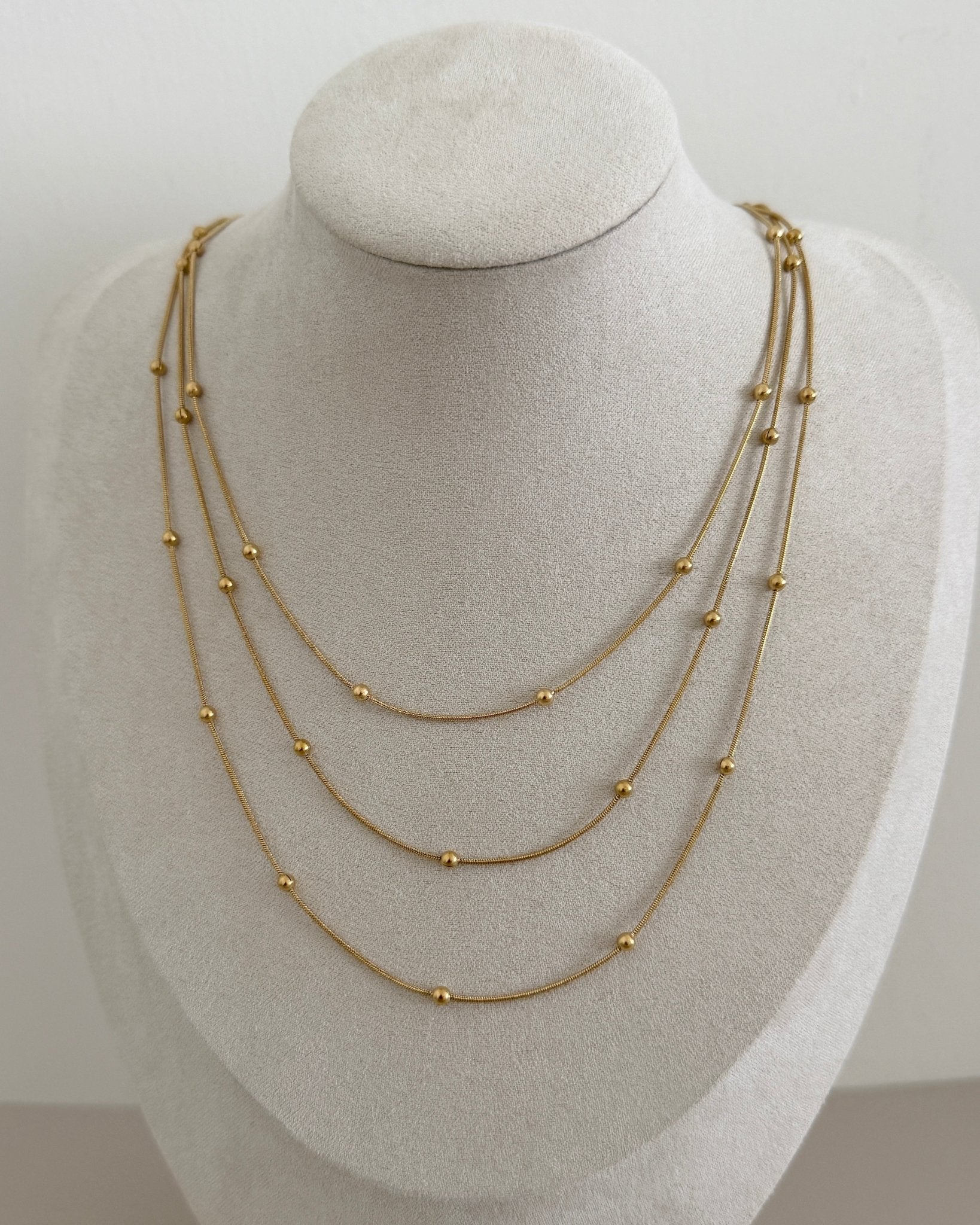 Aurora Layered Necklace - Necklaces | LimaLimón Store - 4