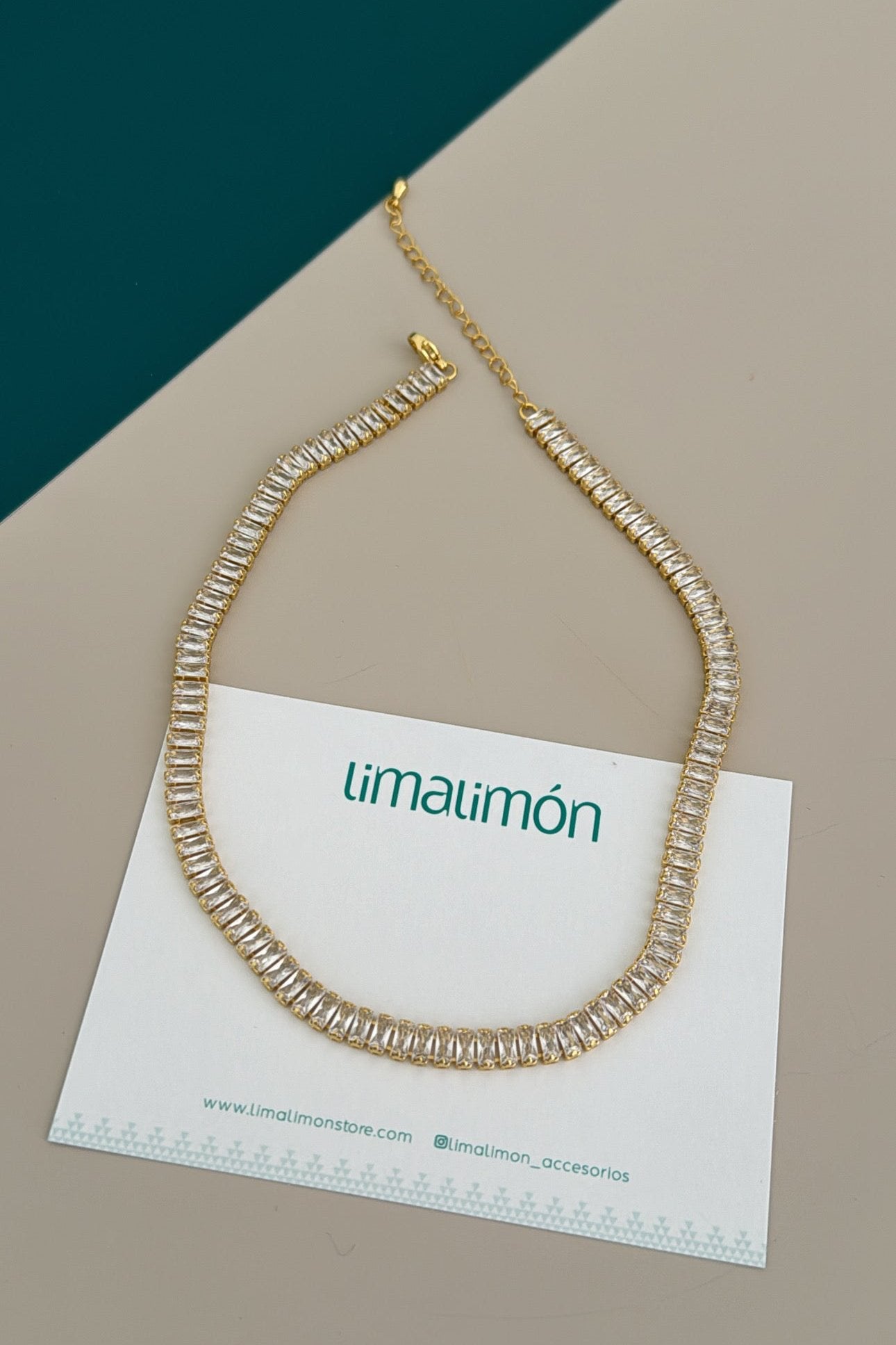 Baguette Choker Necklace - LimaLimón Store