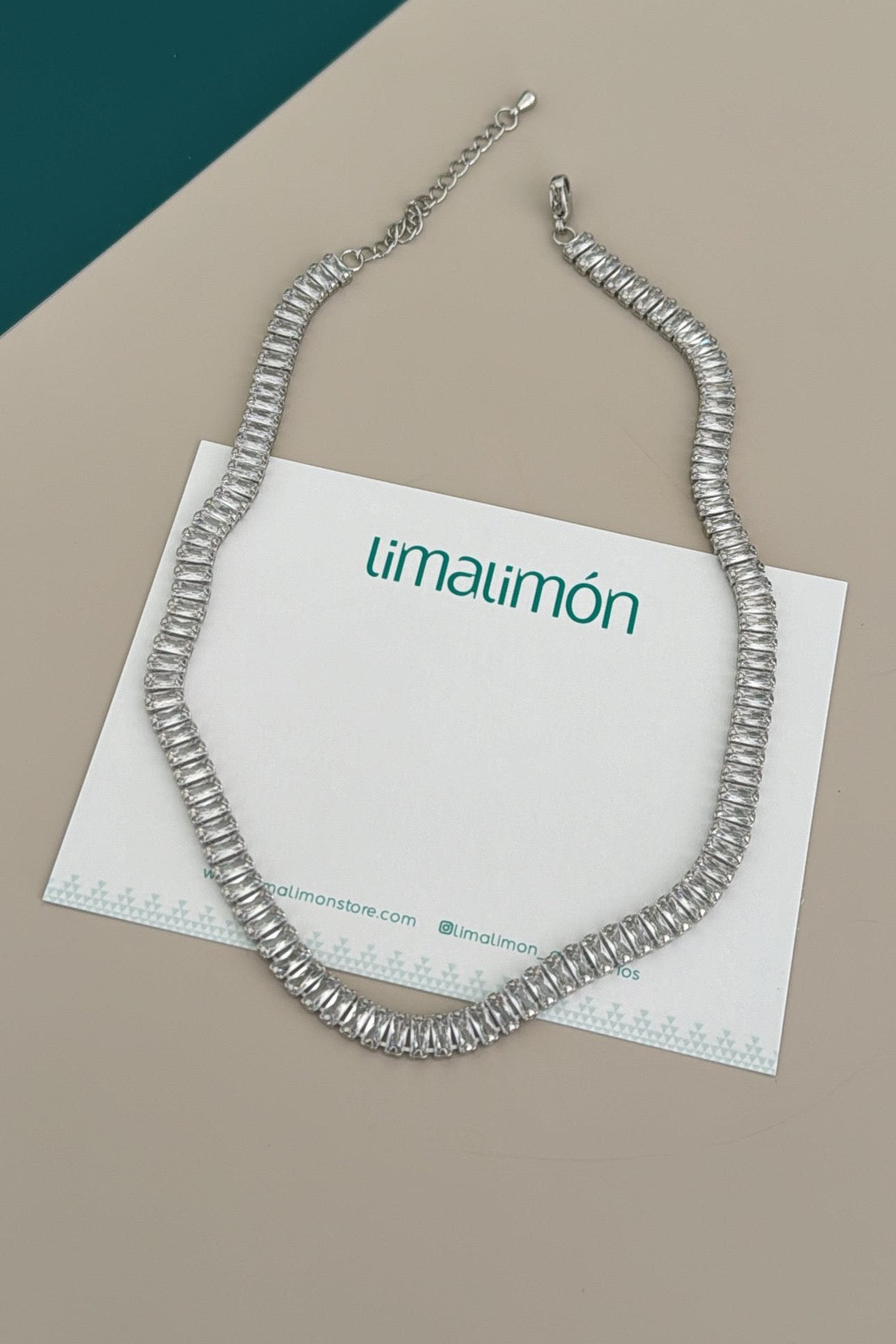 Baguette Choker Necklace - LimaLimón Store