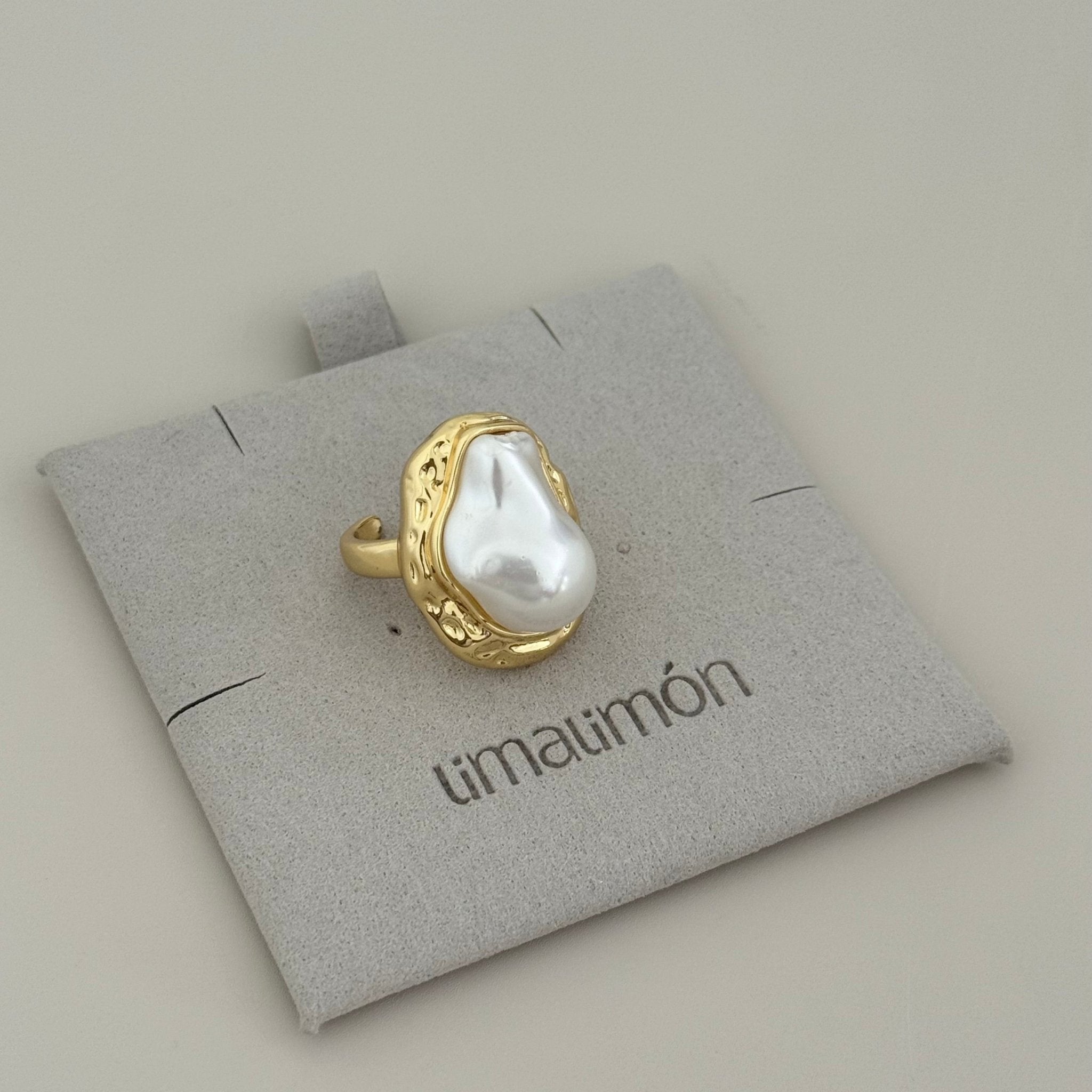 Barroca Pearl Ring - ring jewelry | LimaLimón Store - 2