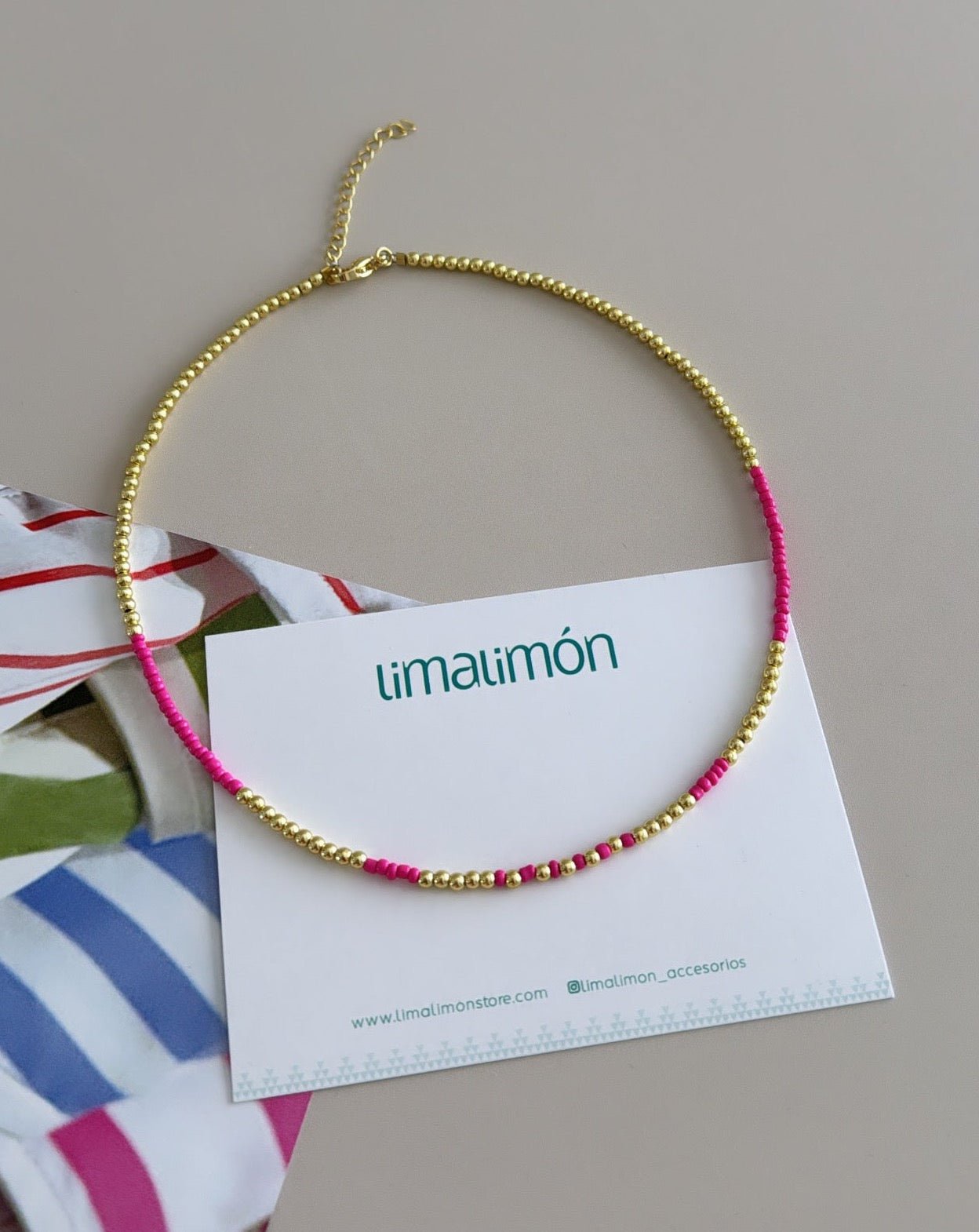Beads Colors Necklace - Necklace | LimaLimón Store - 9