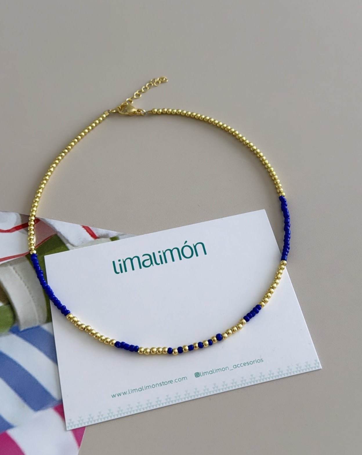 Beads Colors Necklace - Necklace | LimaLimón Store - 4