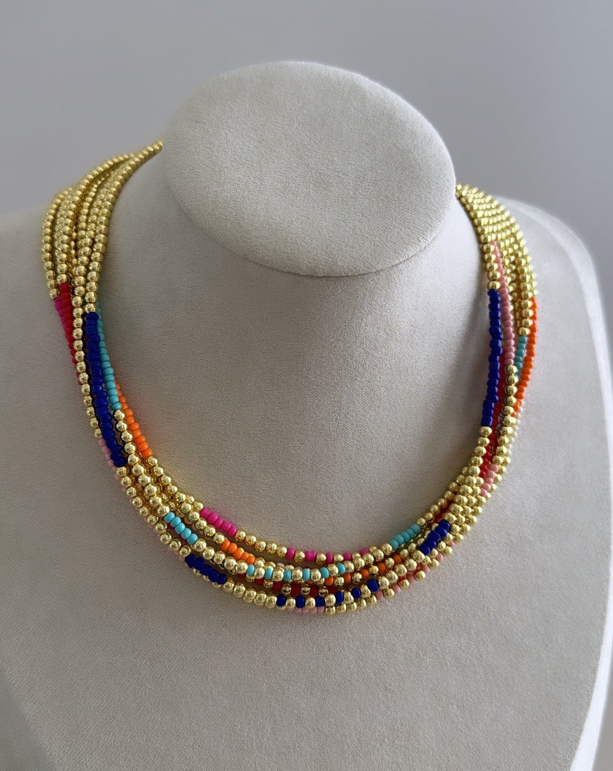Beads Colors Necklace - Necklace | LimaLimón Store - 1